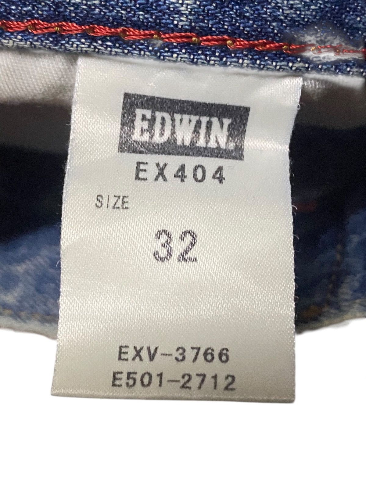 Junya Watanabe Japanese Brand Edwin XV 404 Mud Wash Distressed Baggy Jeans Size US 34 / EU 50 - 22 Thumbnail