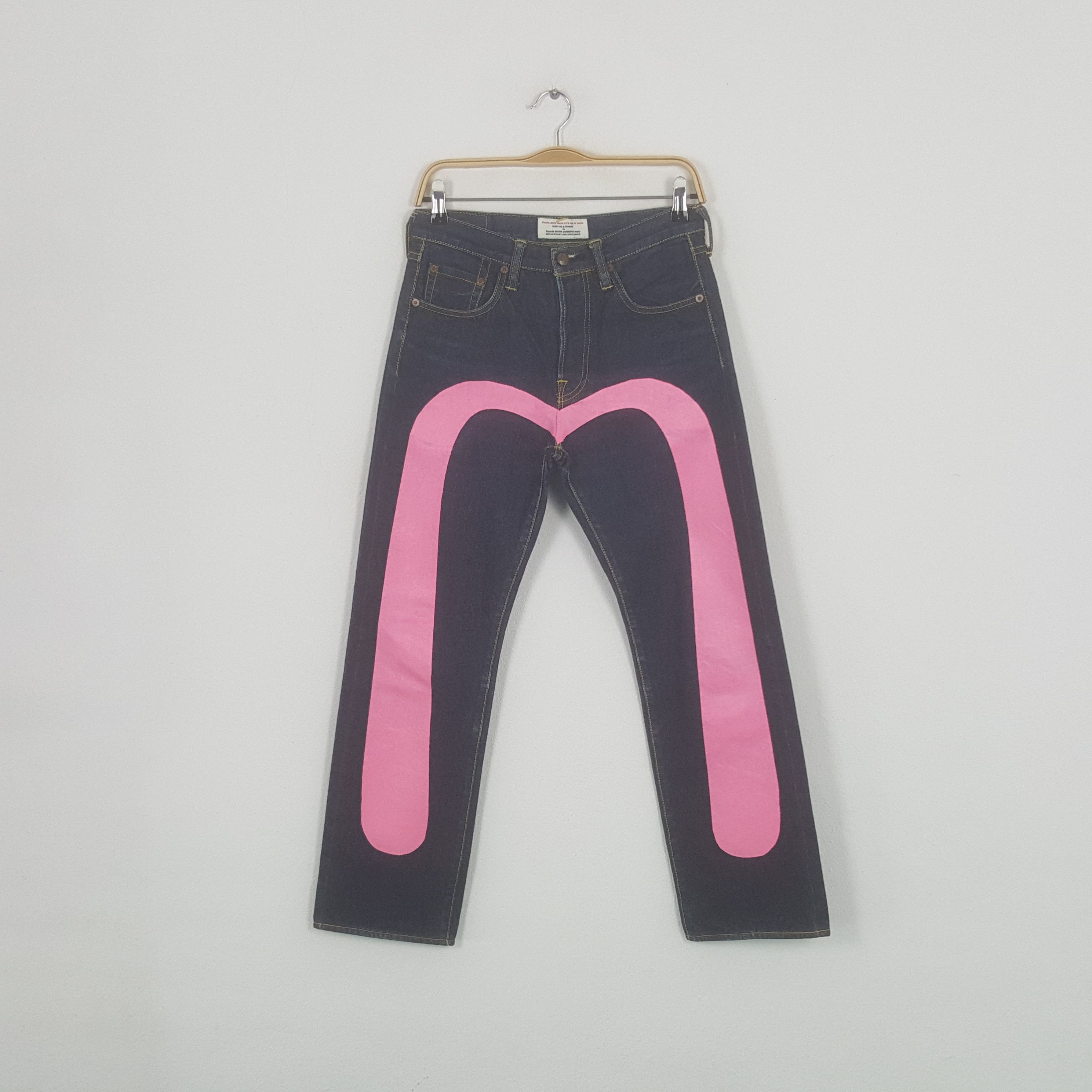 Japanese Brand × Vintage Vintage Evisu Donna Osaka Custom Daicock Jeans Size US 29 - 1 Thumbnail