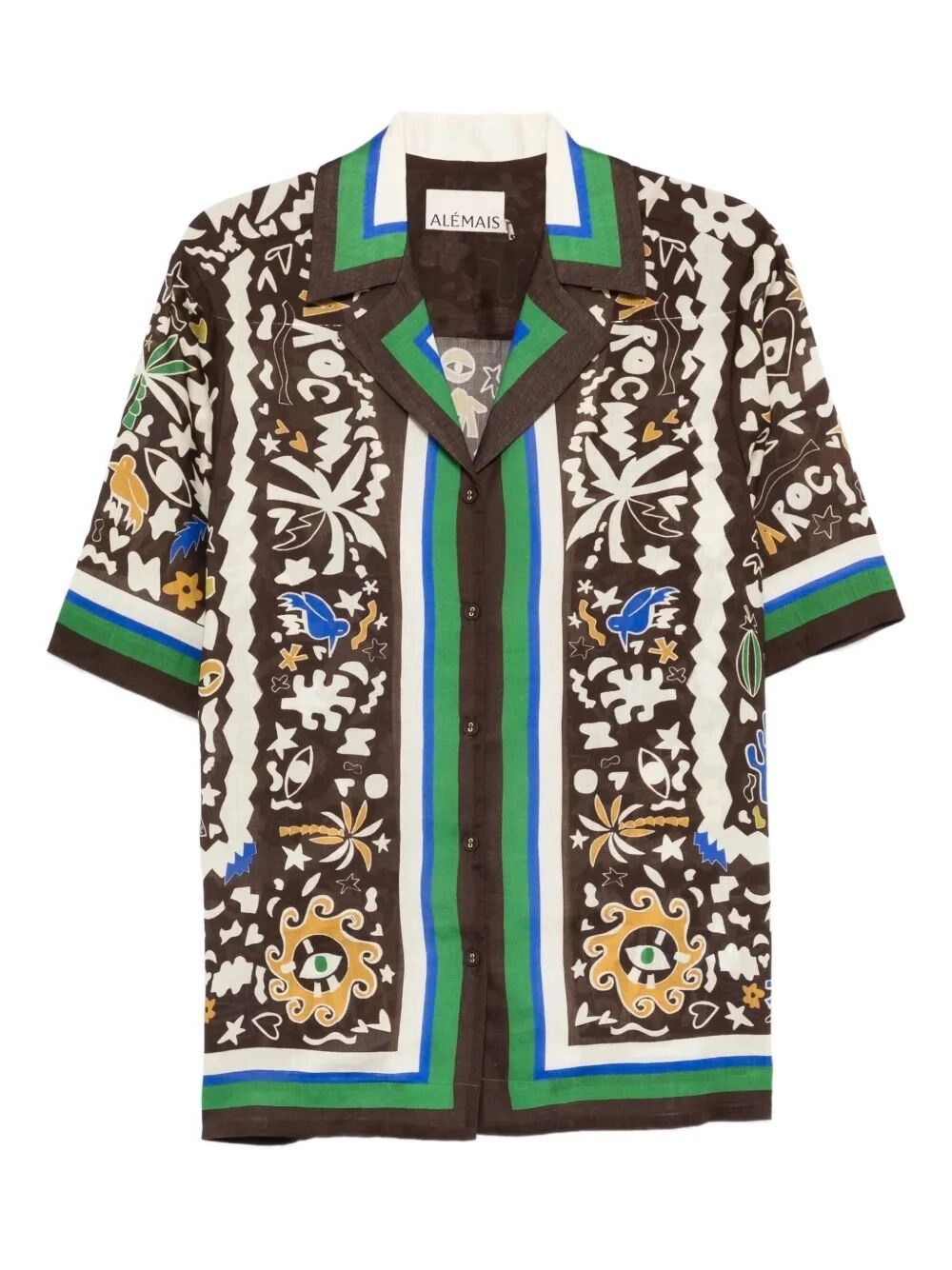 ALEMAIS `Maroc` Relaxed Shirt Size M / US 6-8 / IT 42-44 - 1 Thumbnail