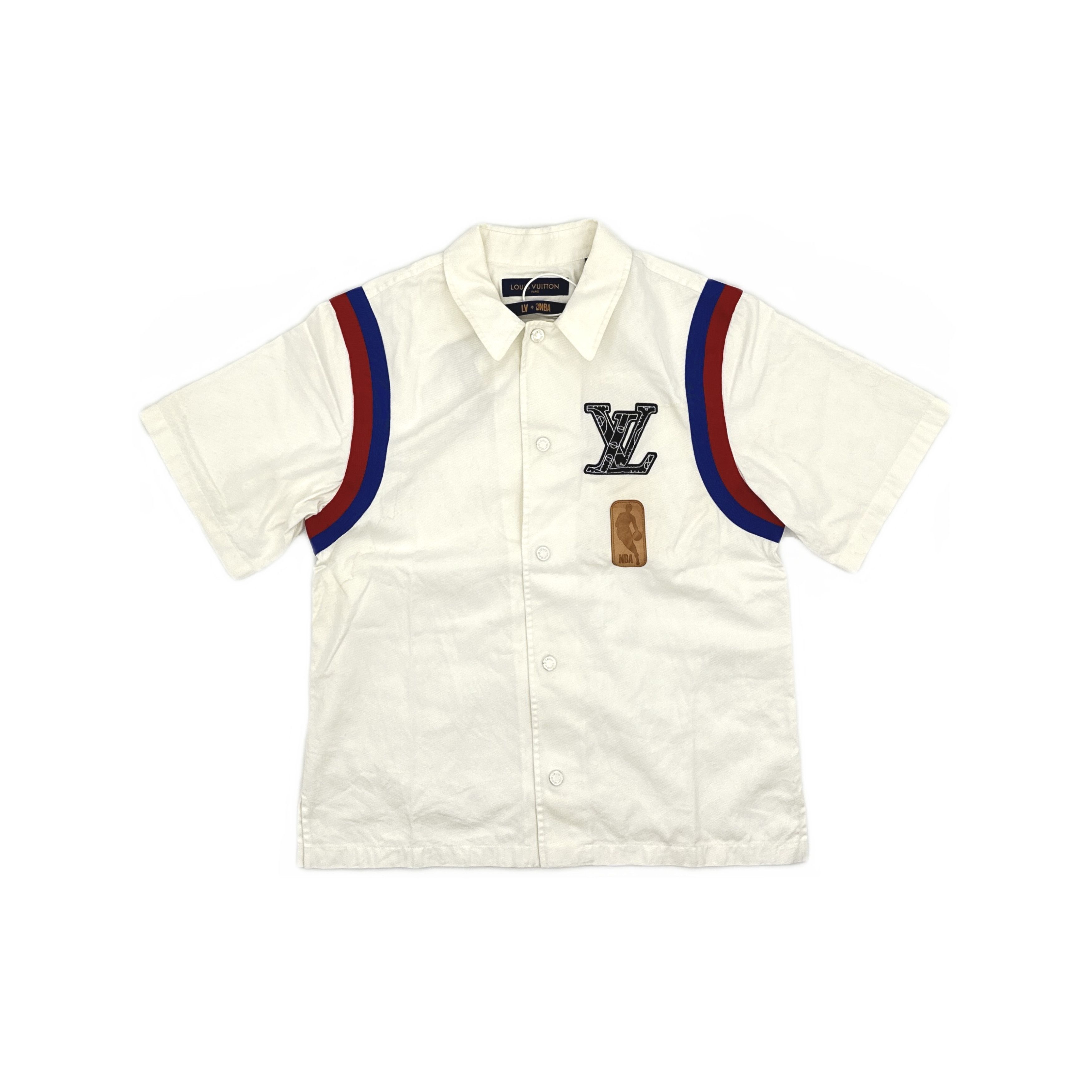 Louis Vuitton Louis Vuitton x NBA Logo Basketball Shirt S Size US S / EU 44-46 / 1 - 1 Thumbnail