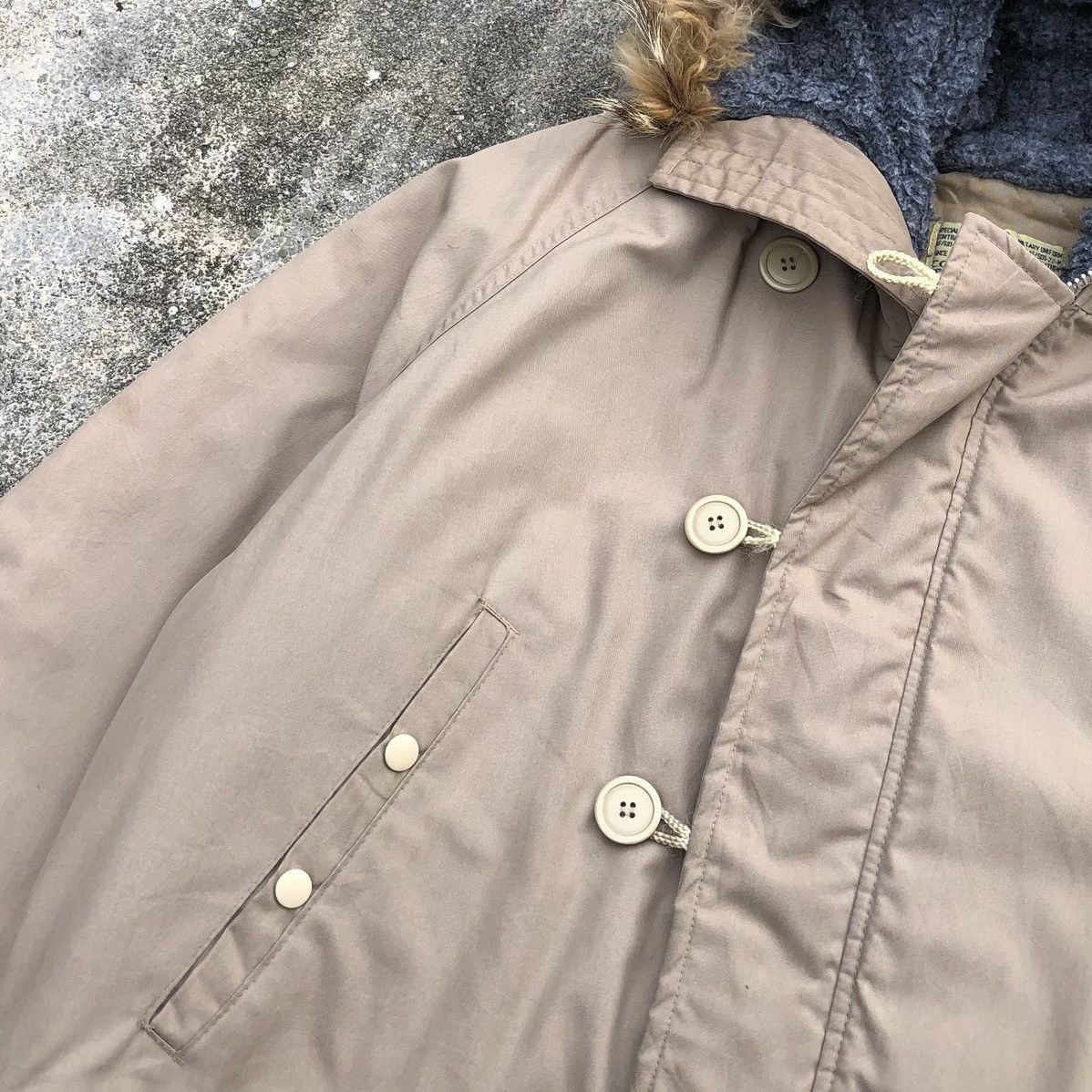 Vintage VTG Corinth MFG.Co Flyers Cold Weather N-3b Parka Fur Jacket Size US L / EU 52-54 / 3 - 5 Thumbnail