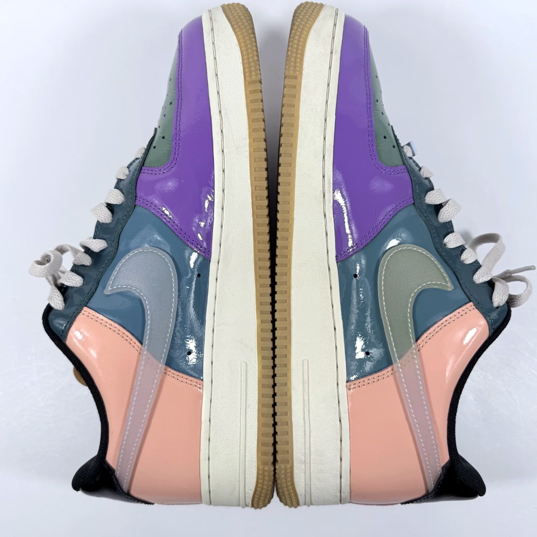 Nike Nike Air Force 1 Low SP Sneaker Men DV5255-500 Undefeated Multi-Patent Wild Berry Colorblocked 2022 Fashion Colorway Size US 10 / EU 43 - 7 Thumbnail
