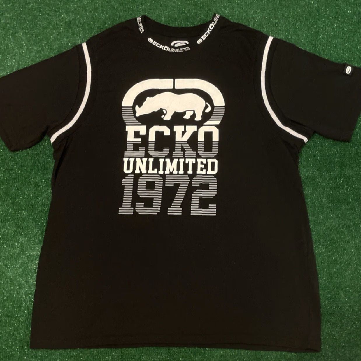 Ecko Unltd. VINTAGE Ecko Unltd Spell Out Logo Shirt Mens L Black Logo 90s Grunge Hip Hop Punk Skater T-Shirt Size US L / EU 52-54 / 3 - 3 Thumbnail