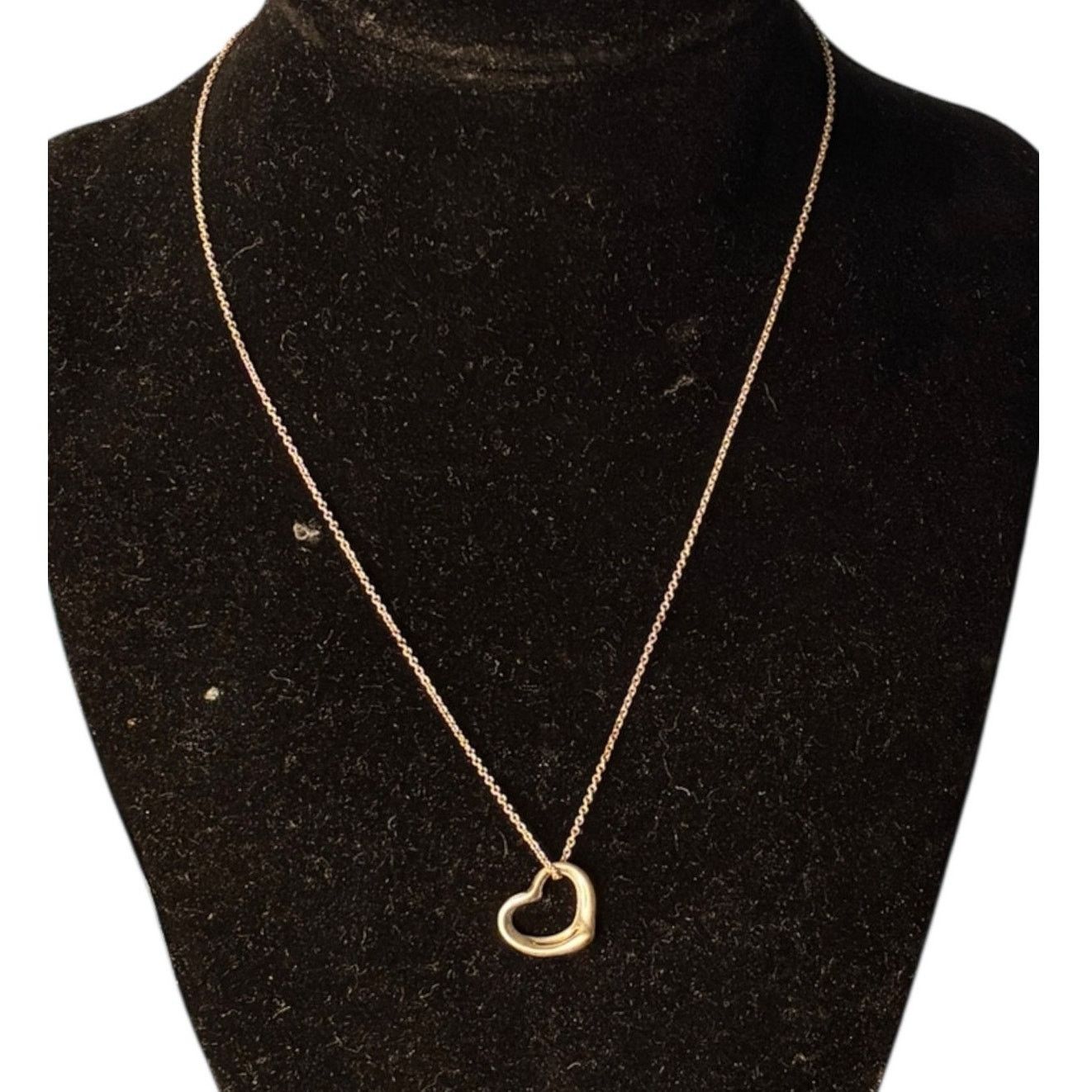 Tiffany & Co. Tiffany & Co Elsa Peretti Sterling Silver Heart Necklace Size ONE SIZE - 5 Thumbnail