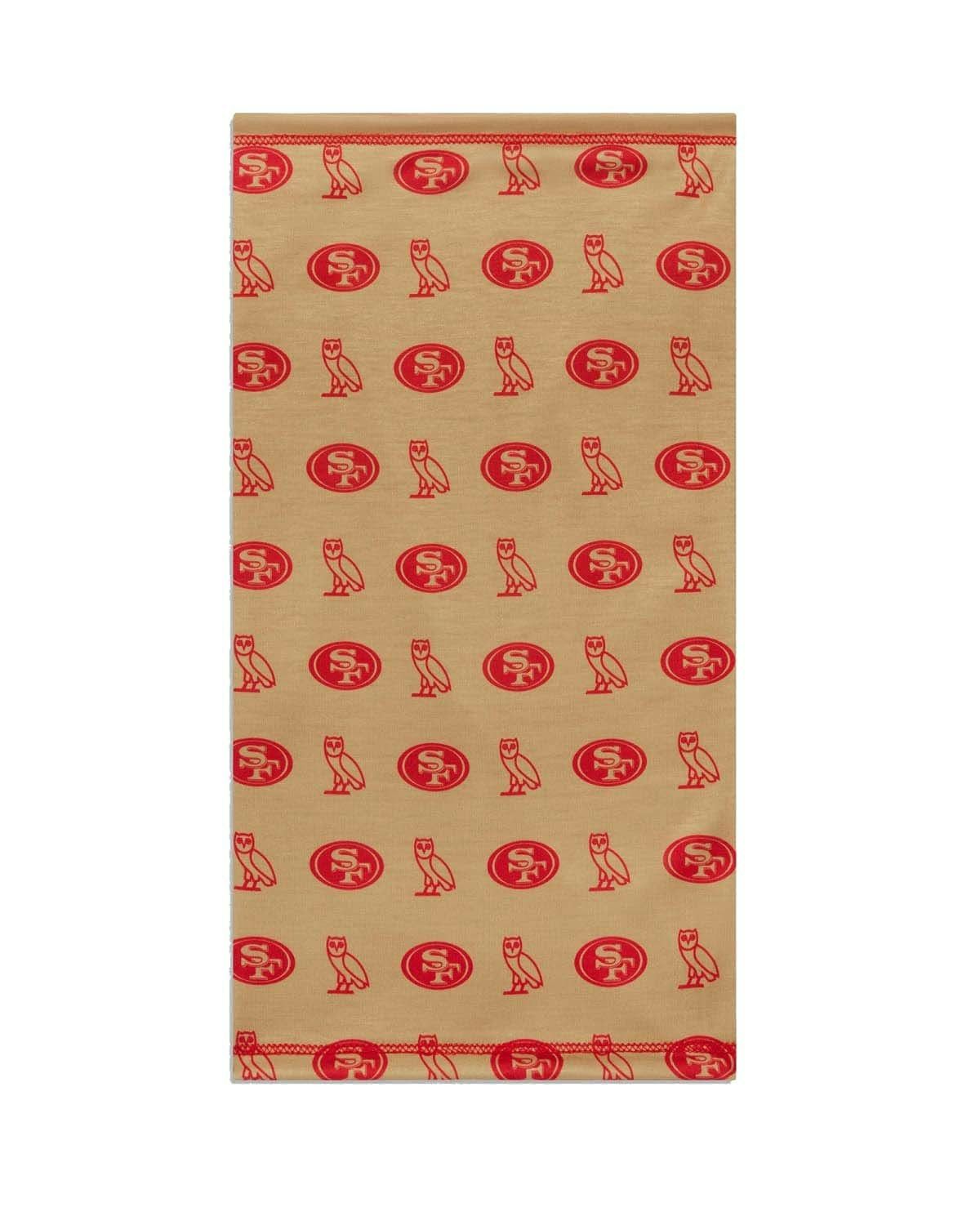NFL × October's Very Own OVO x NFL San Francisco 49ers Neck Gaiter - new w tags RARE Size ONE SIZE - 2 Thumbnail