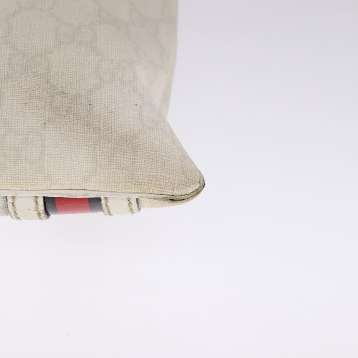 Gucci GUCCI GG Supreme Shoulder Bag Pvc White Red Gold Size ONE SIZE - 14 Thumbnail