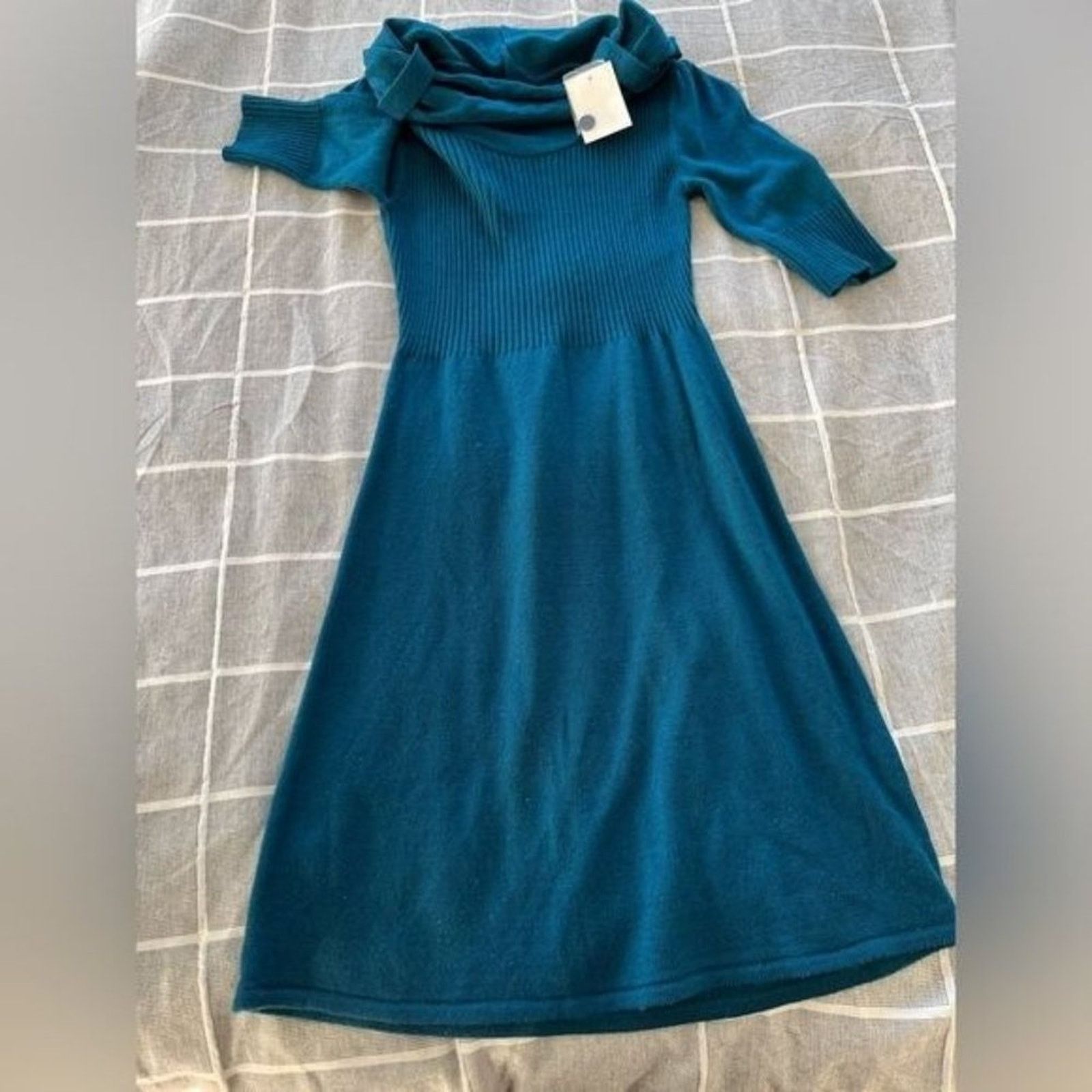 Kohl's NWT Kohl’s Cowl Neck Sweater Dress Size XS Size XS / US 0-2 / IT 36-38 - 1 Thumbnail