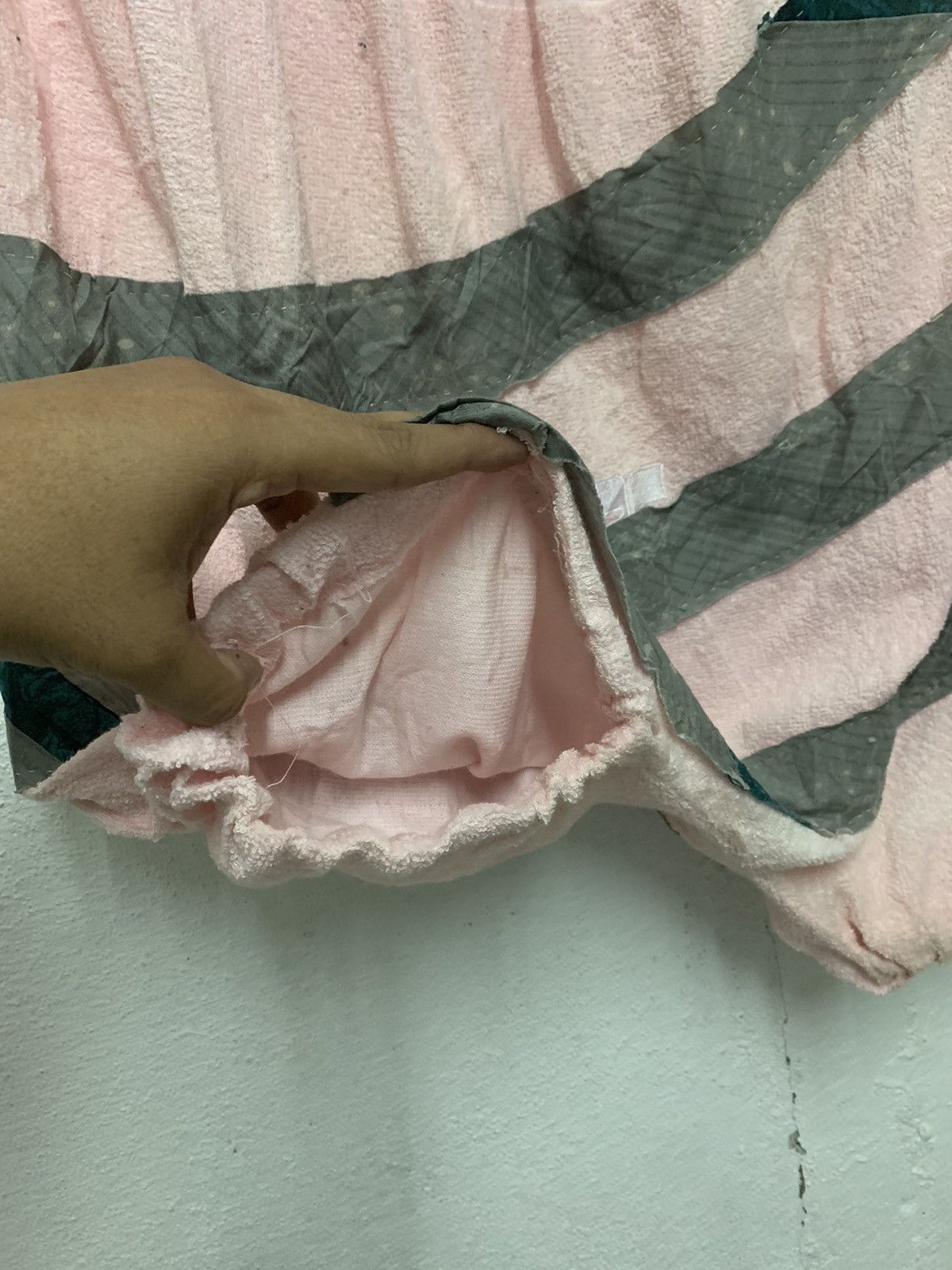 Vintage Courreges Dropcrotch velour short
