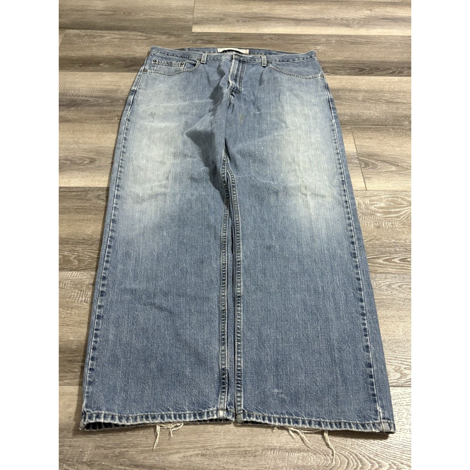 Levi's Vintage Levi’s 569 Loose Straight Fit Baggy Jeans Mens 40x31 Size 40" / US 18 - 4 Thumbnail