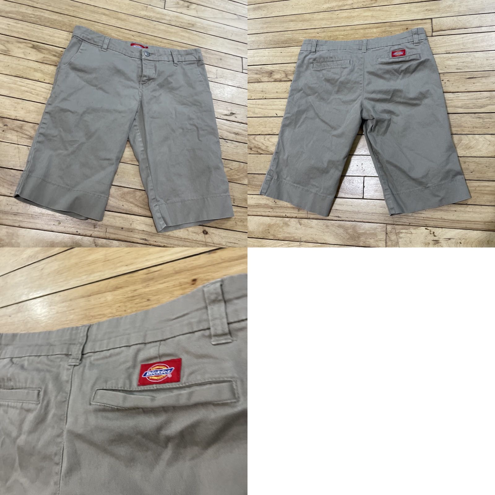 Dickies DICKIES Shorts Beige Classic Preppy Y2k Skate School Bermuda Chino 30 in Size 5 Women's Bermuda 30 Beige Dickies Shorts Size 27" / US 4 / IT 40 - 10 Thumbnail
