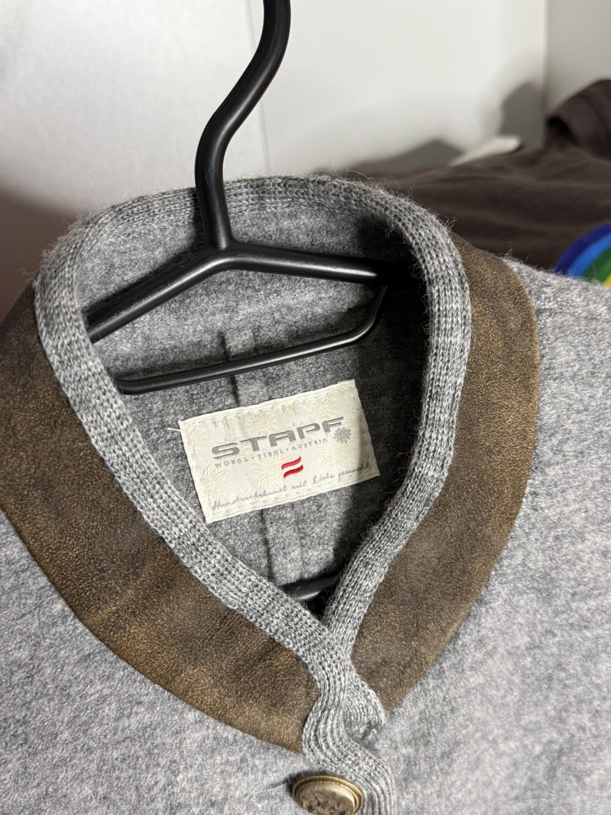 Other Stapf Worgl Tirol Austria Gray Knit Wool blazer size 42 Size S / US 4 / IT 40 - 8 Thumbnail