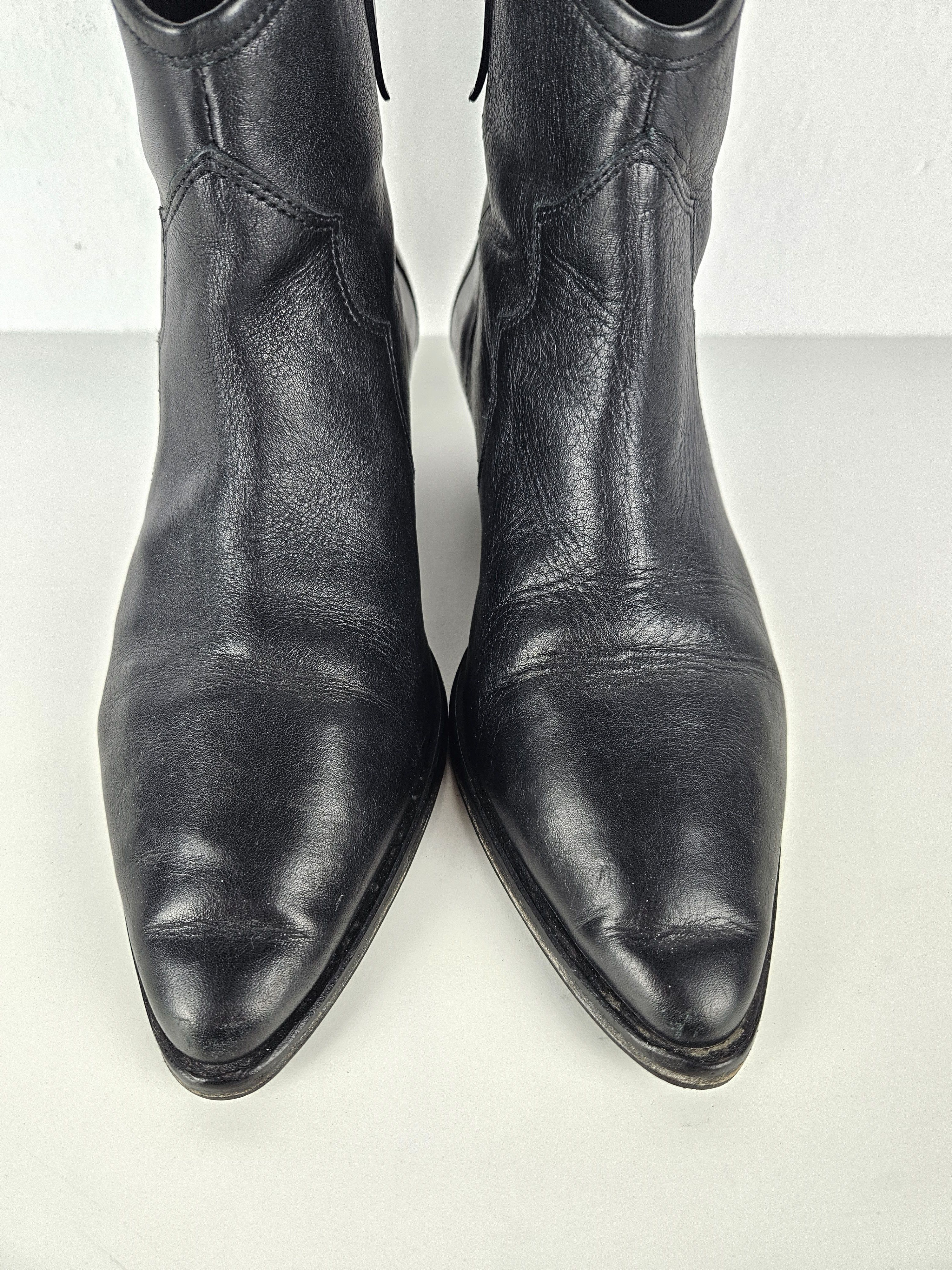 Isabel Marant Isabel Marant leather cuban heel studded cowboy ankle boots Size US 9 / IT 39 - 12 Thumbnail