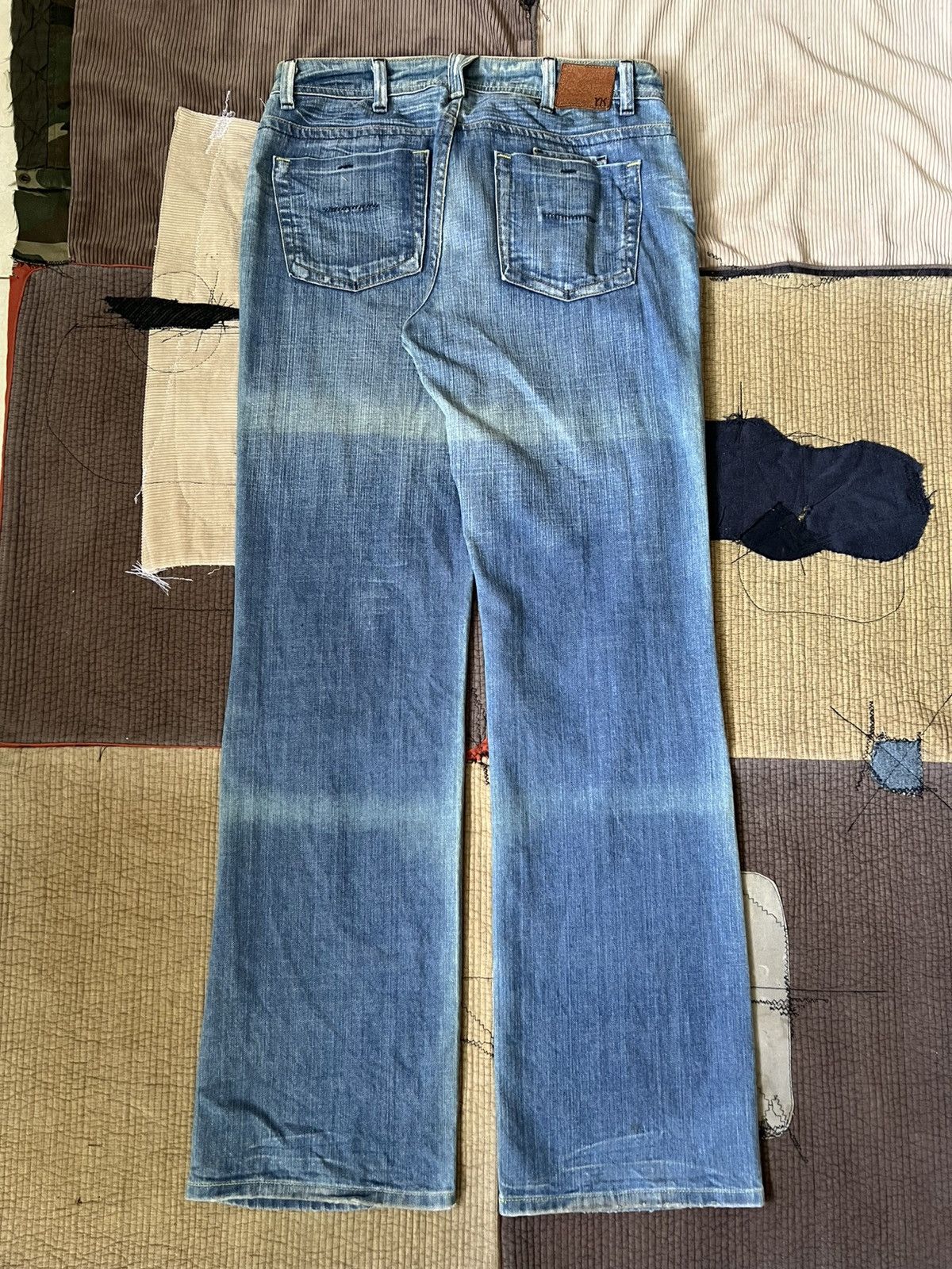 Vintage Vintage Yanuk Flared Jeans Distressed Size US 32 / EU 48 - 5 Thumbnail