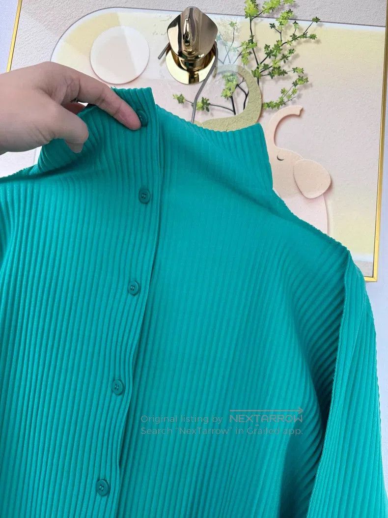 Issey Miyake Issey Miyake size:one size Turtleneck Cardigan Jacket Size XXS / US 00 / IT 34 - 5 Thumbnail