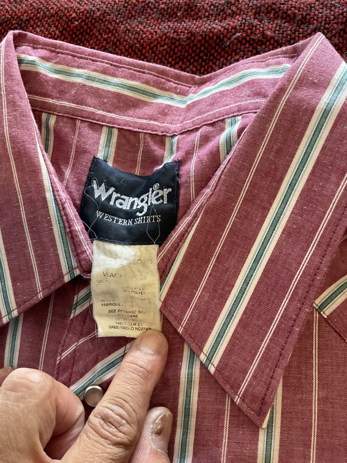 Wrangler Vintage Wrangler cowboy button-down shirt faded tag XL tall Size US XXL / EU 58 / 5 - 3 Thumbnail