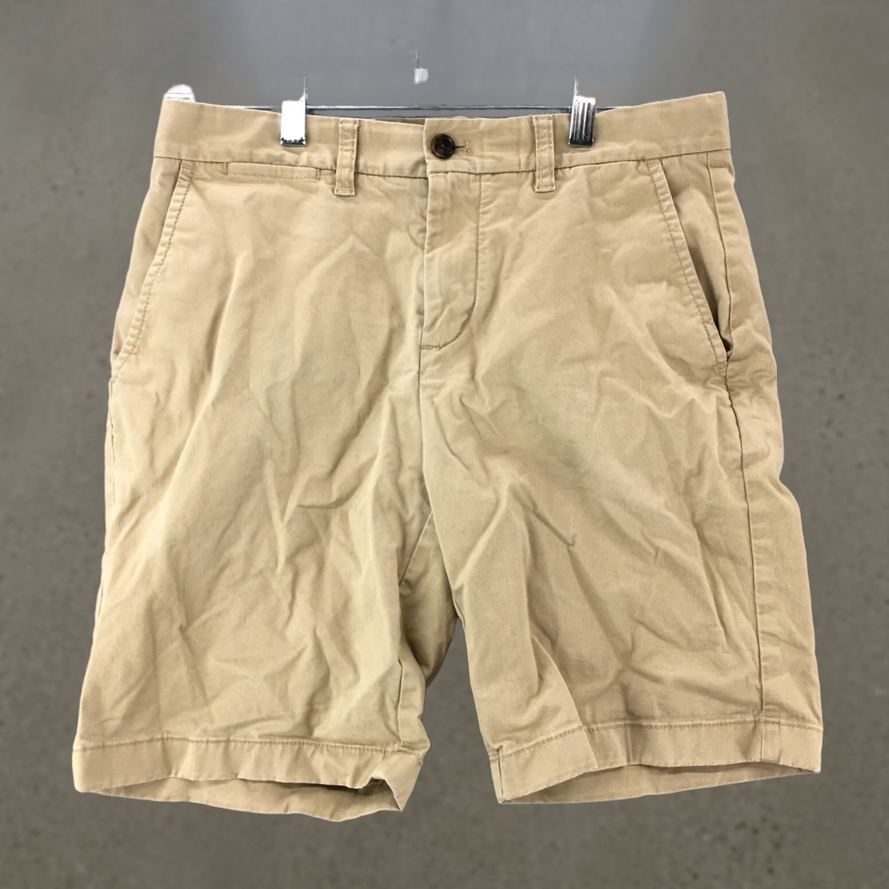 Tommy Hilfiger Tommy Hilfiger Chino Shorts Mens 30 Beige Mid Rise Zip Fly Flat Front Casual Size US 30 / EU 46 - 1 Thumbnail