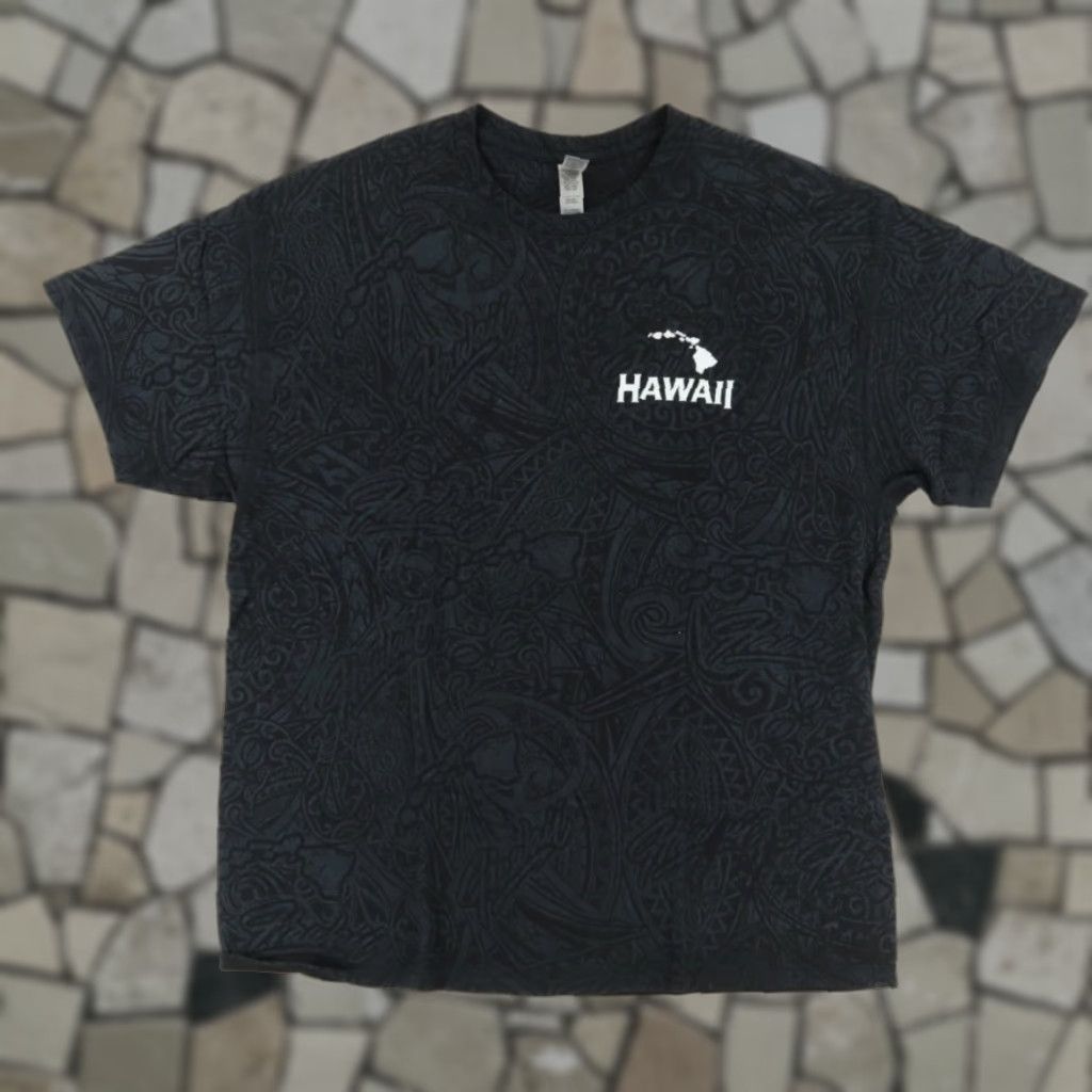 Gildan Gildan Hawaii All Over Print T-Shirt Black Men XL Shirt Size US XL / EU 56 / 4 - 1 Thumbnail