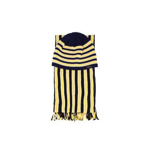 Other Striped Knit Beanie & Scarf Set - Navy & Yellow - Unisex - S Size ONE SIZE - 1 Preview