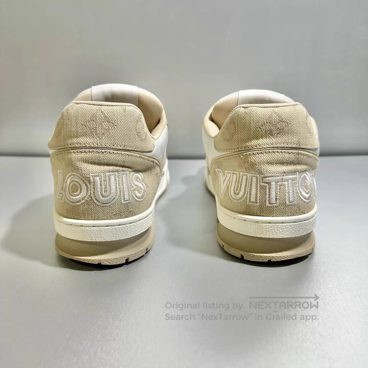 Louis Vuitton Beige Low. Size US 9 / EU 42 - 5 Thumbnail