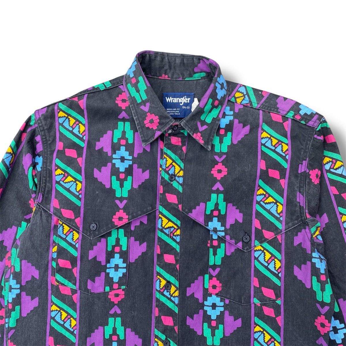 Wrangler Vintage 70s Wrangler Brushpopper Western Shirt. #F9 Size US L / EU 52-54 / 3 - 2 Thumbnail