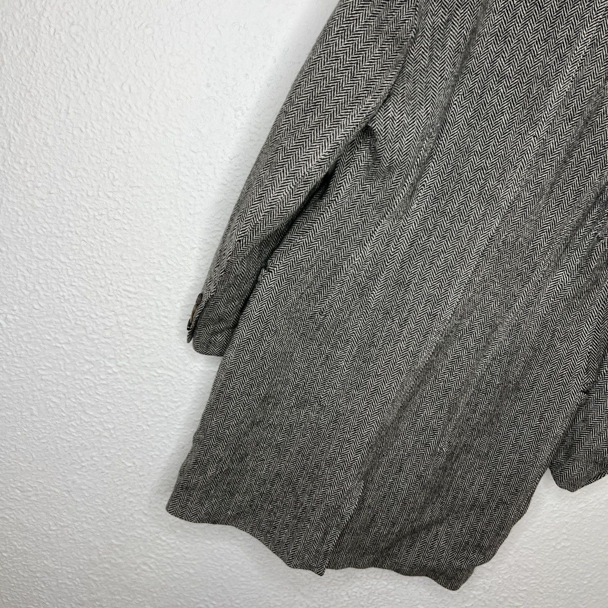 Jil Sander Vintage Jil Sander Pea Coat Jacket Long Blazer Wool Gray Size M / US 6-8 / IT 42-44 - 7 Thumbnail