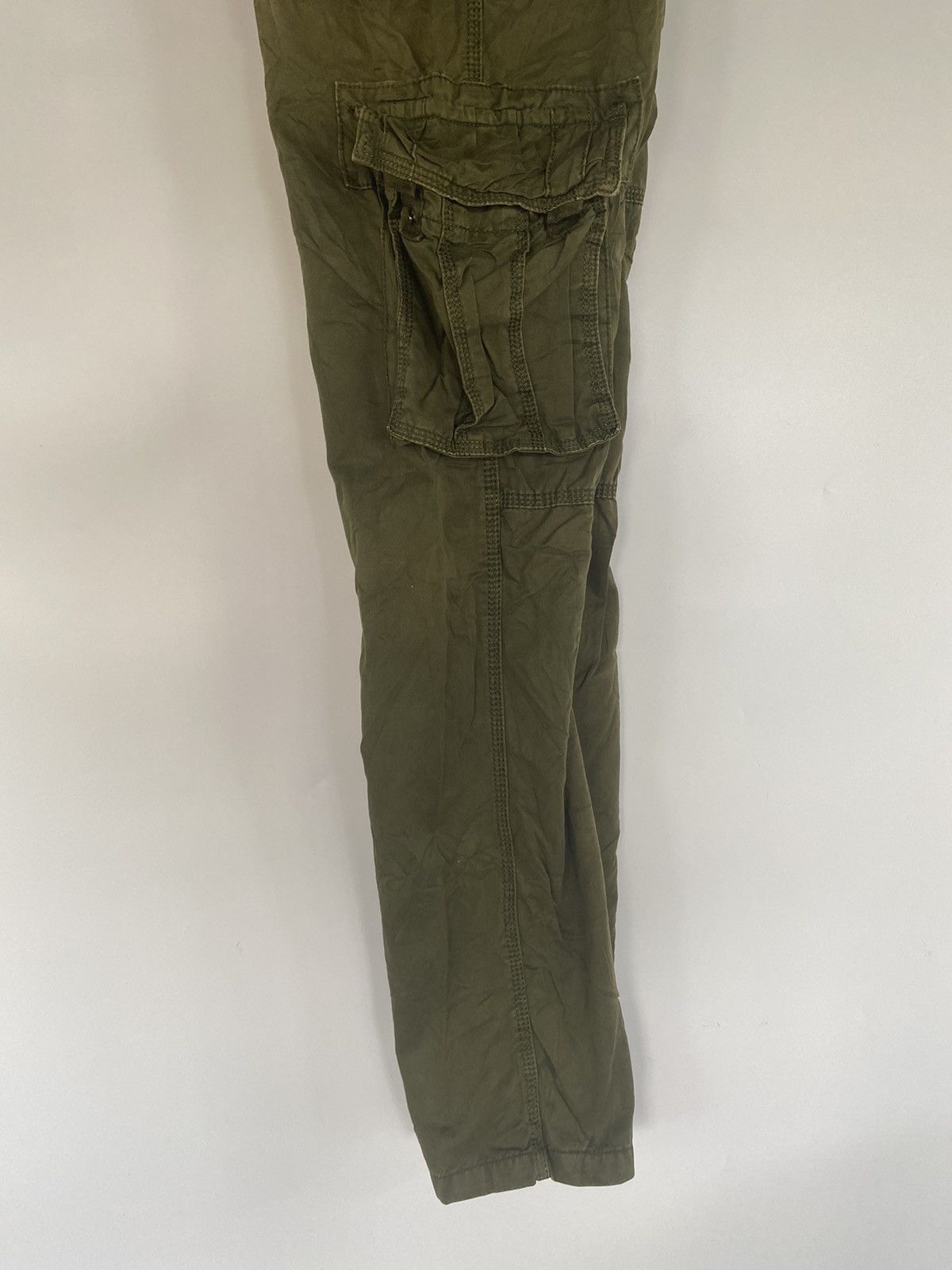 Japanese Brand FUHAO Cargo Multiple Pocket Green Army Pants Size US 30 / EU 46 - 14 Thumbnail