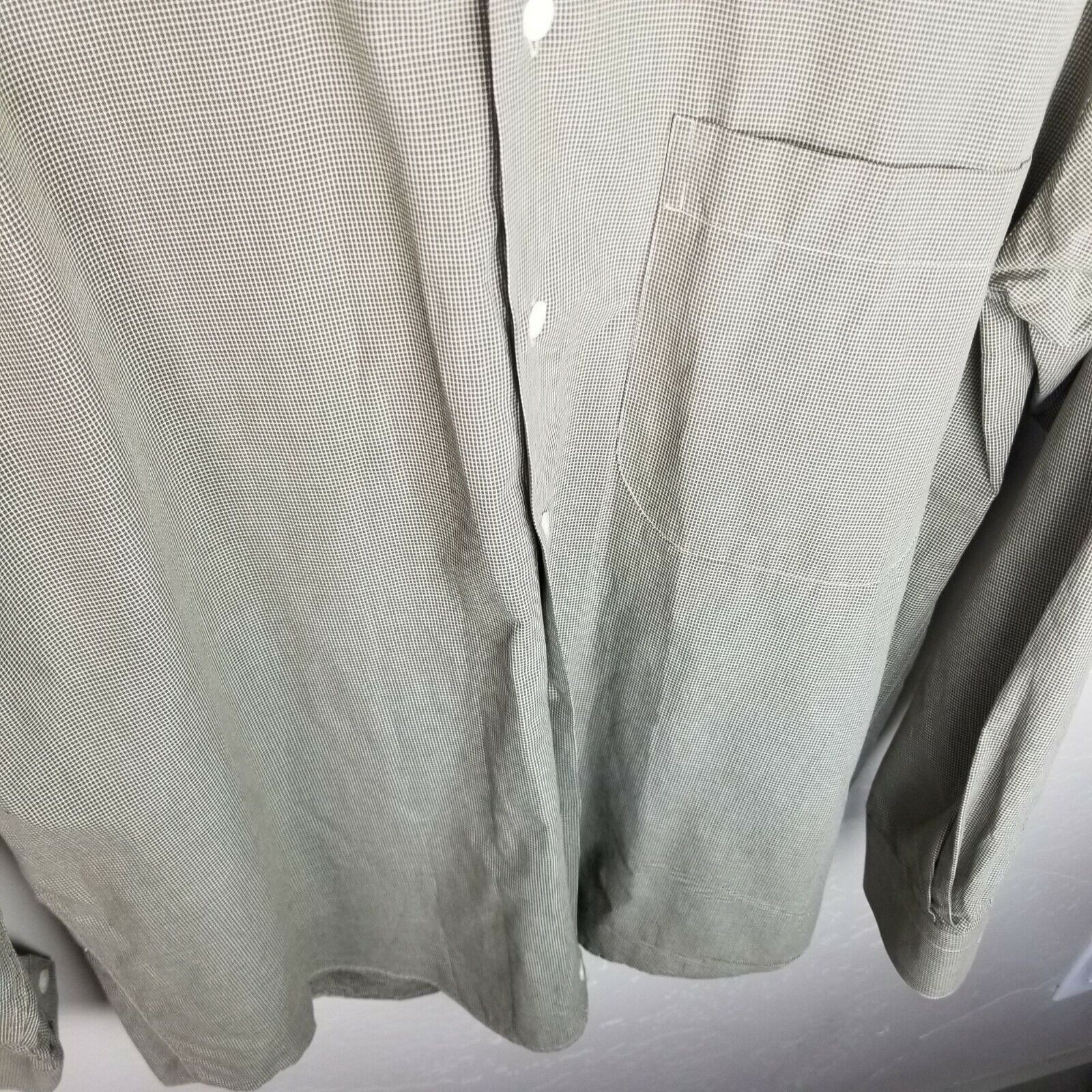 Ermenegildo Zegna Ermenegildo Zegna Soft Gingham Dress Shirt Size 38 Boardroom Size US L / EU 52-54 / 3 - 4 Thumbnail