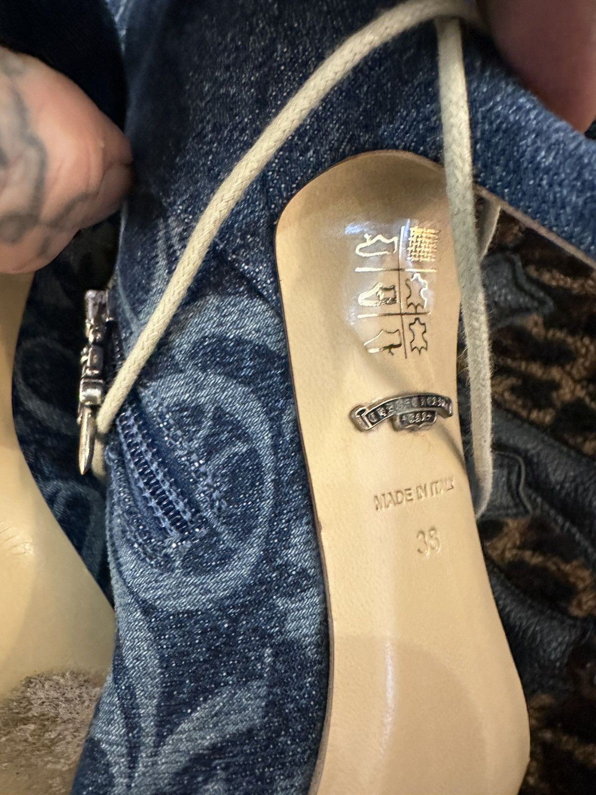 Chrome Hearts Chrome Hearts womens Denim Boots us 7 eu 38 Size US 7 / IT 37 - 8 Thumbnail