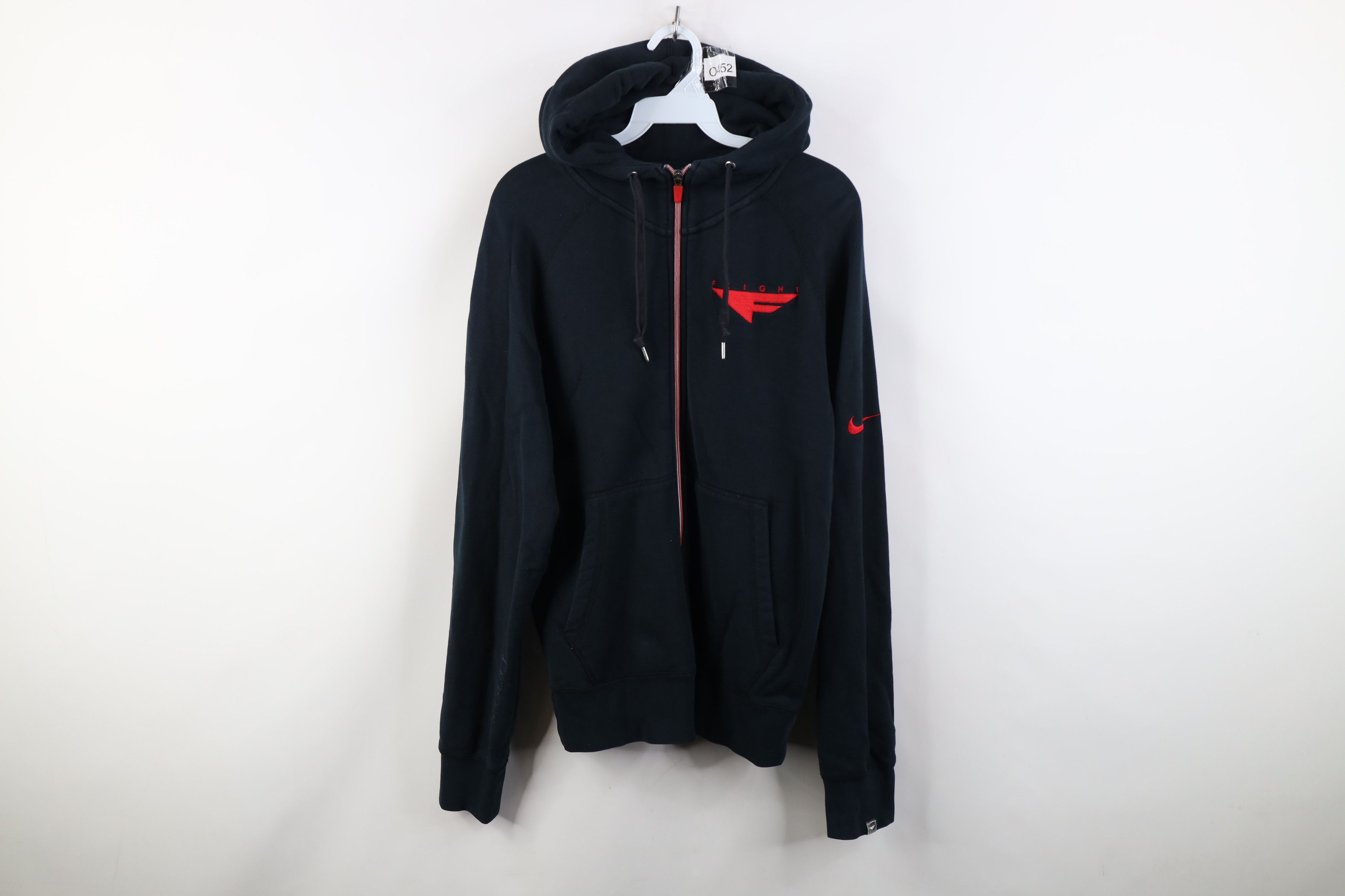 Nike Vintage Y2K Nike Flight Basketball Spell Out Full Zip Hoodie Size US S / EU 44-46 / 1 - 1 Thumbnail