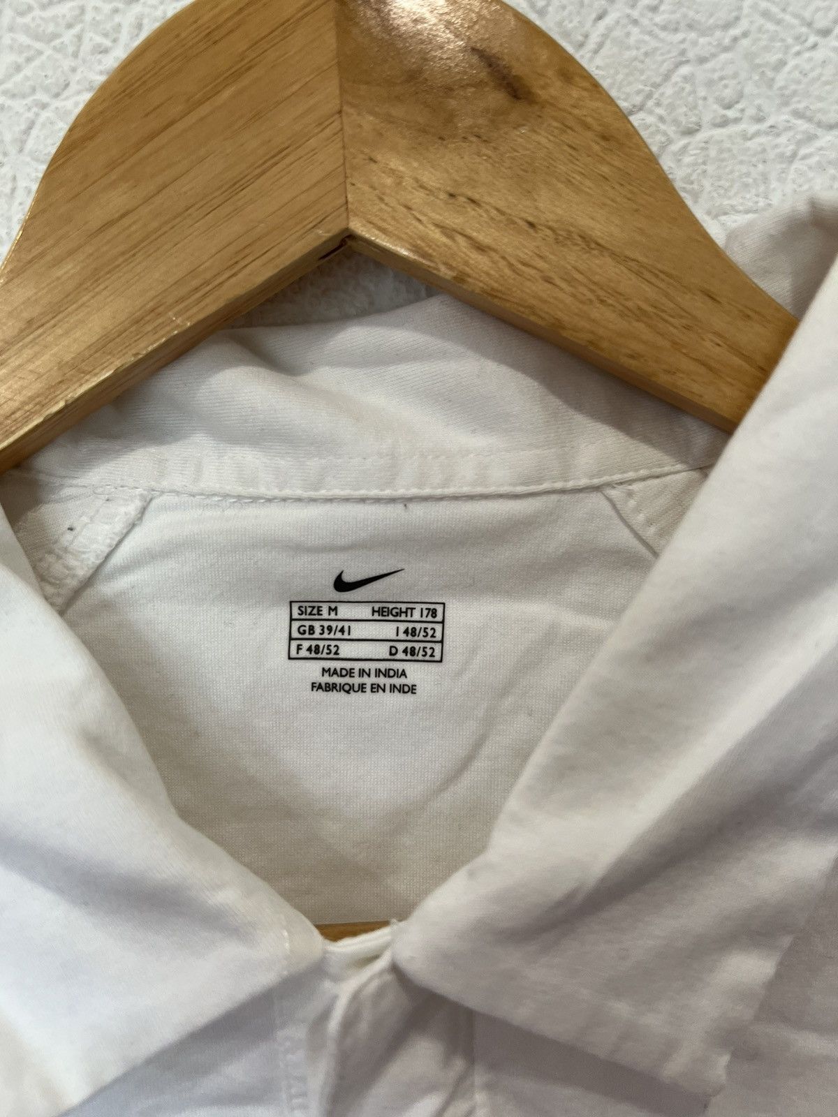Nike × Vintage Vintage Nike Turkey 00’s White Polo Jersey Size US M / EU 48-50 / 2 - 3 Thumbnail