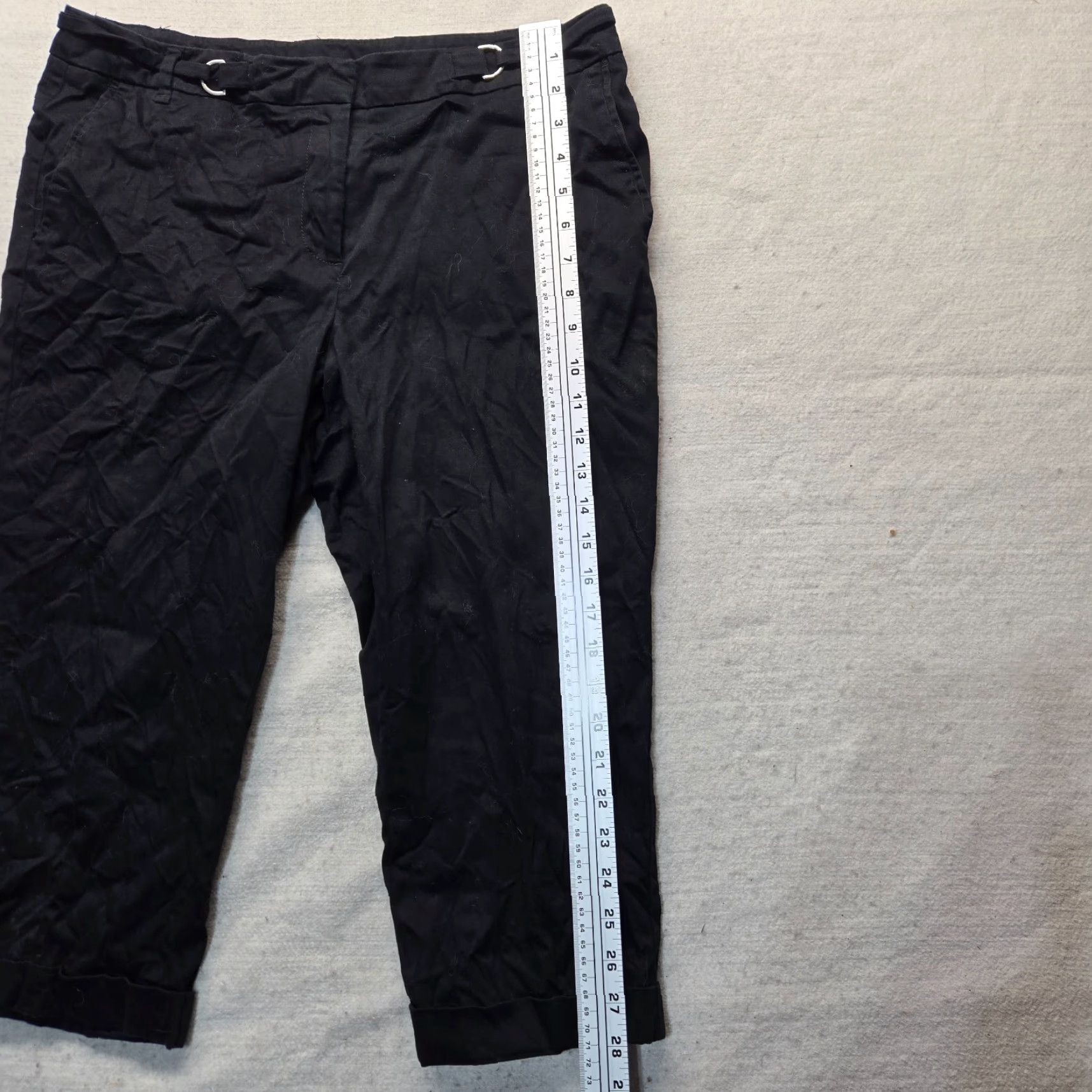 Vintage New Directions Dress Pants Women 12P Black Petite Adult Pants Womens 12P Black Style: Dress Pants Size 34" / US 12 / IT 48 - 4 Thumbnail