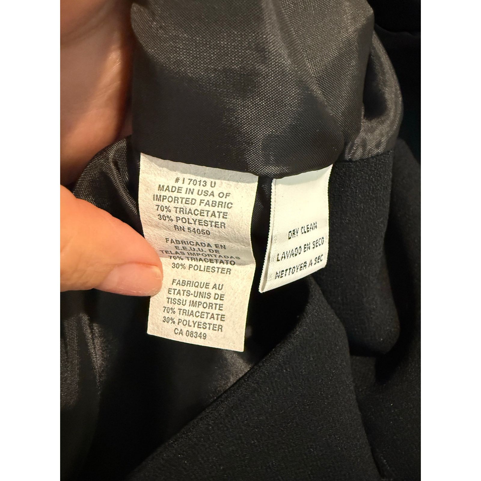 Dior Christian Dior Vintage Black Tuxedo Blazer 12 Hinged Waist Size XL / US 12-14 / IT 48-50 - 6 Thumbnail