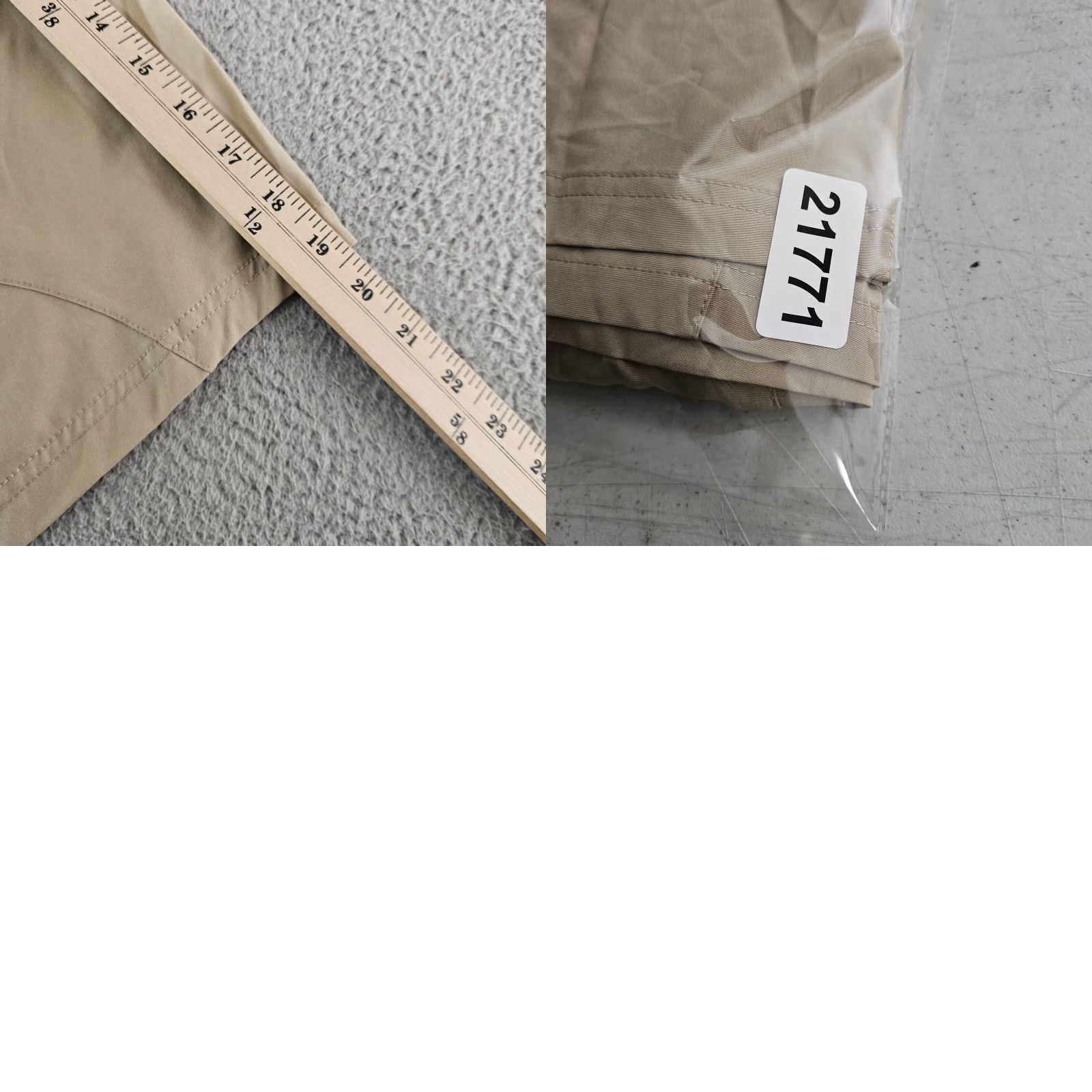 Vintage Little Donkey Andy Cargo Shorts Mens 2XL Khaki Size US 39 - 8 Thumbnail