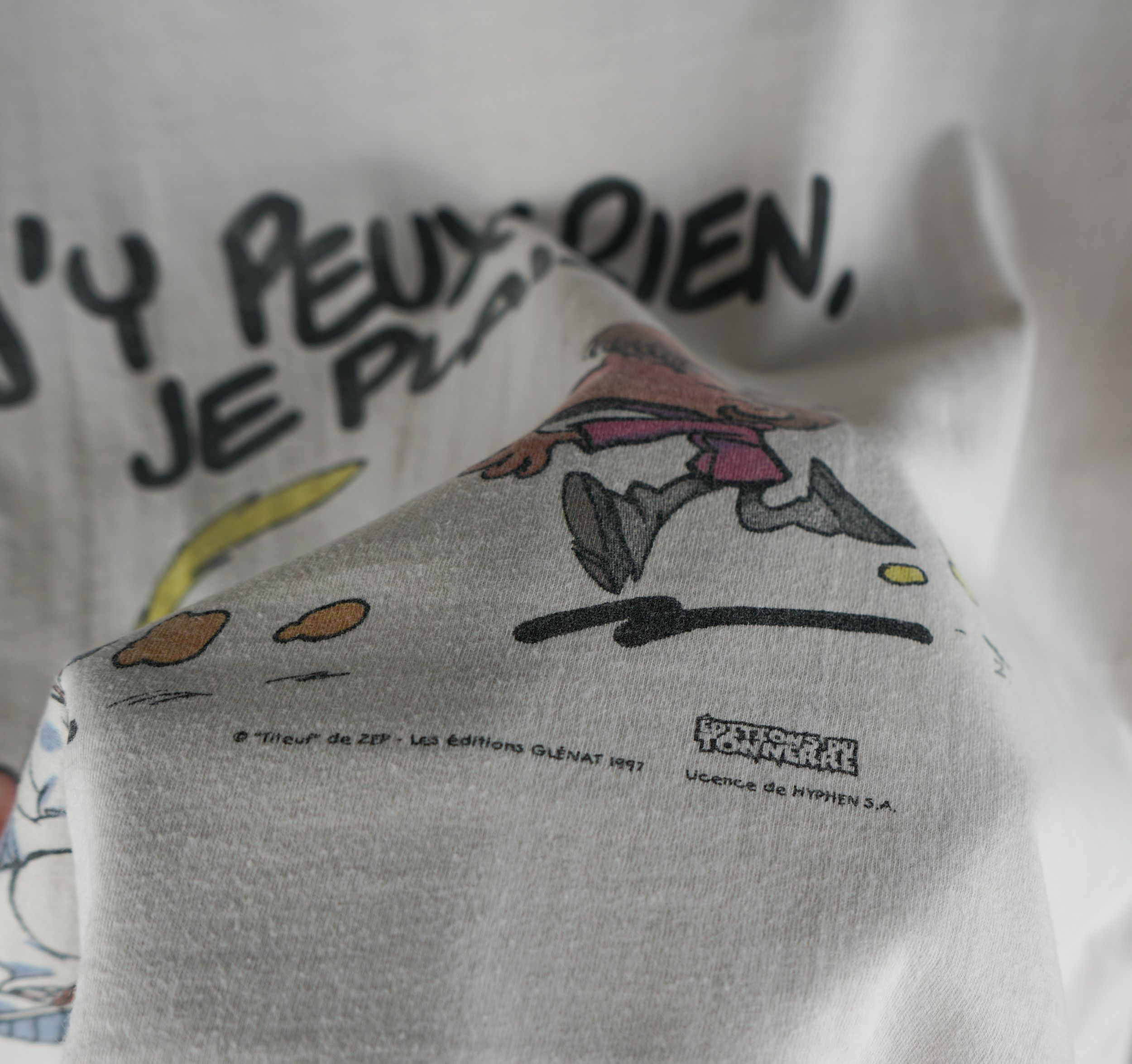 Cartoon Network × Vintage Vintage 1997 Titeuf Cartoon T-Shirt Size US XL / EU 56 / 4 - 5 Thumbnail