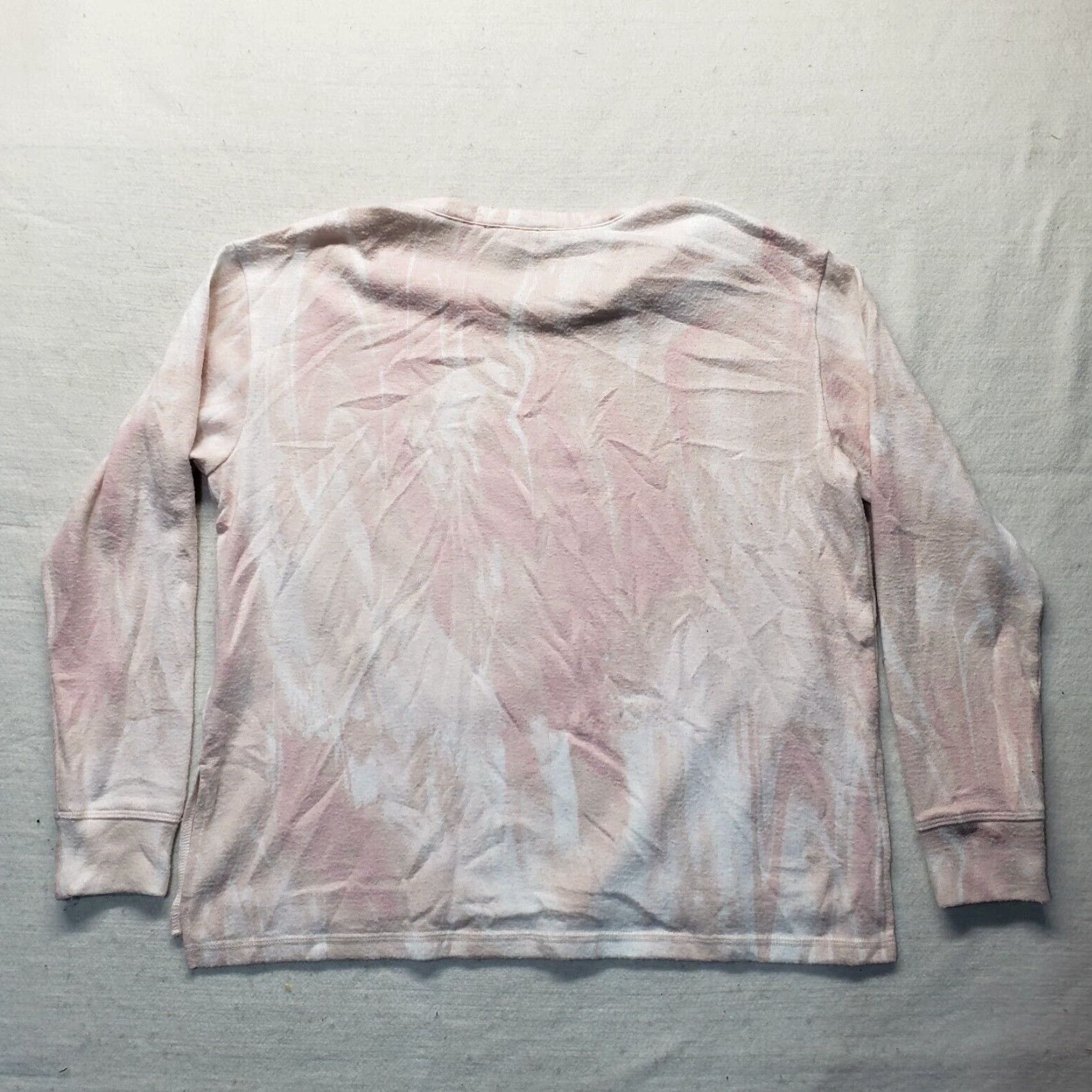 Jessica Simpson Jessica Simpson Sweater Women's Long Sleeve Pink Tie Dye L Adult Womens Colorful 90s? Size L / US 10 / IT 46 - 6 Thumbnail