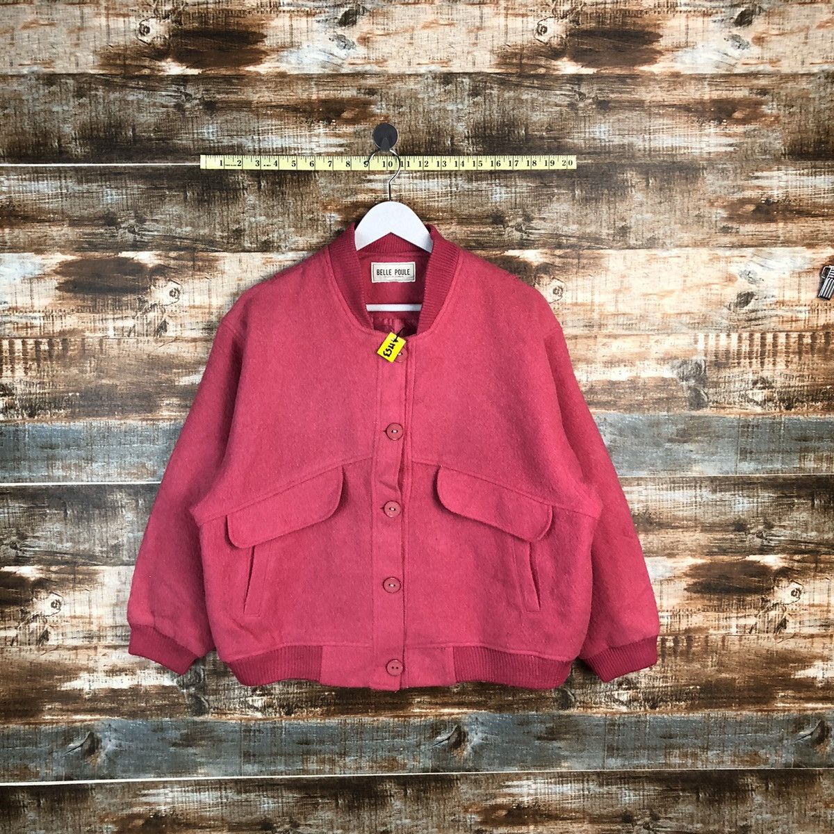 Japanese Brand DLL Belle Poule Pink Bombers Jacket #A1753 Size US M / EU 48-50 / 2 - 1 Thumbnail