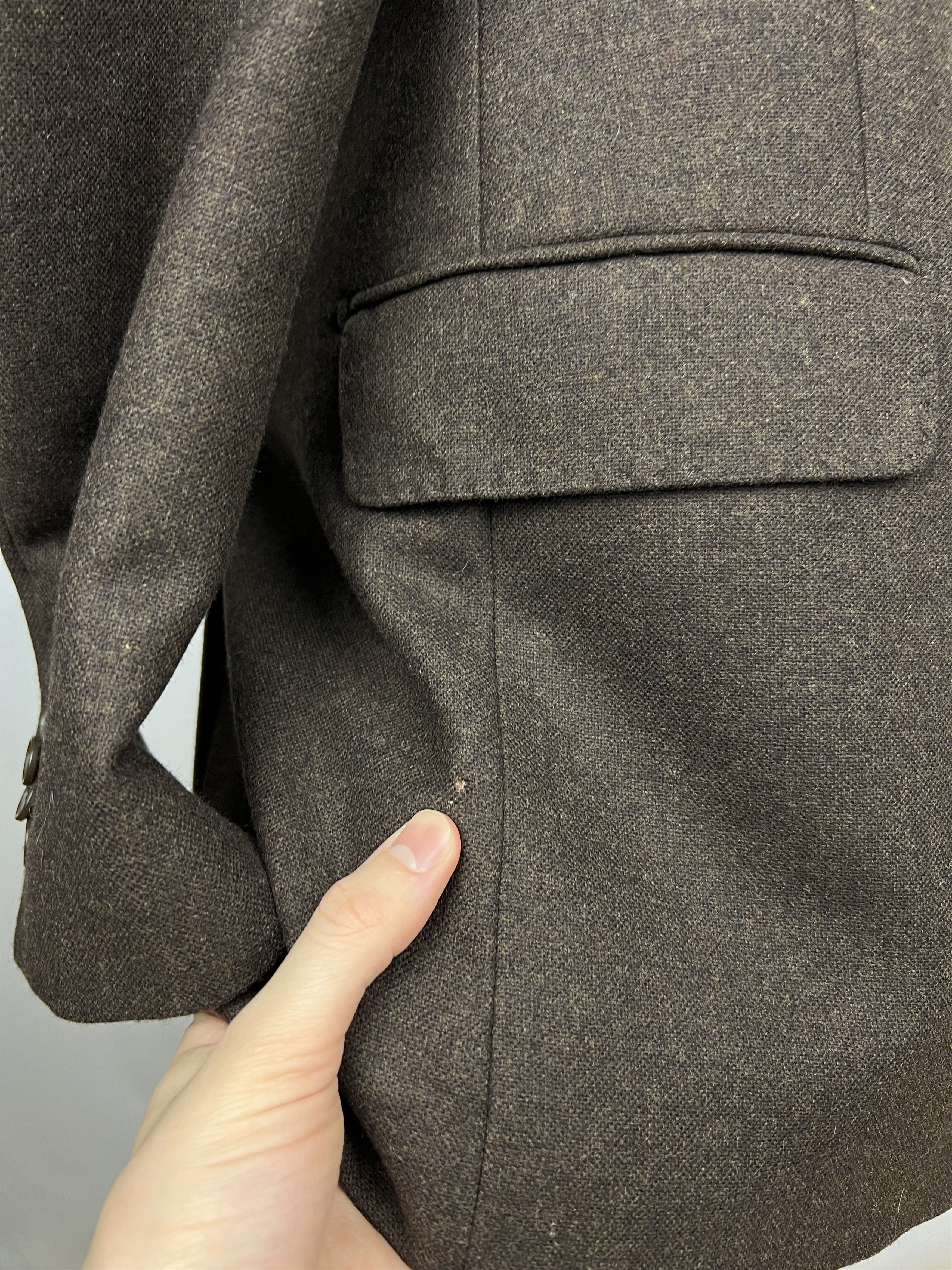 Boggi x Vitale Barberis Solid Soft Wool Half-Lined Sport Coat Size 42R - 12 Thumbnail