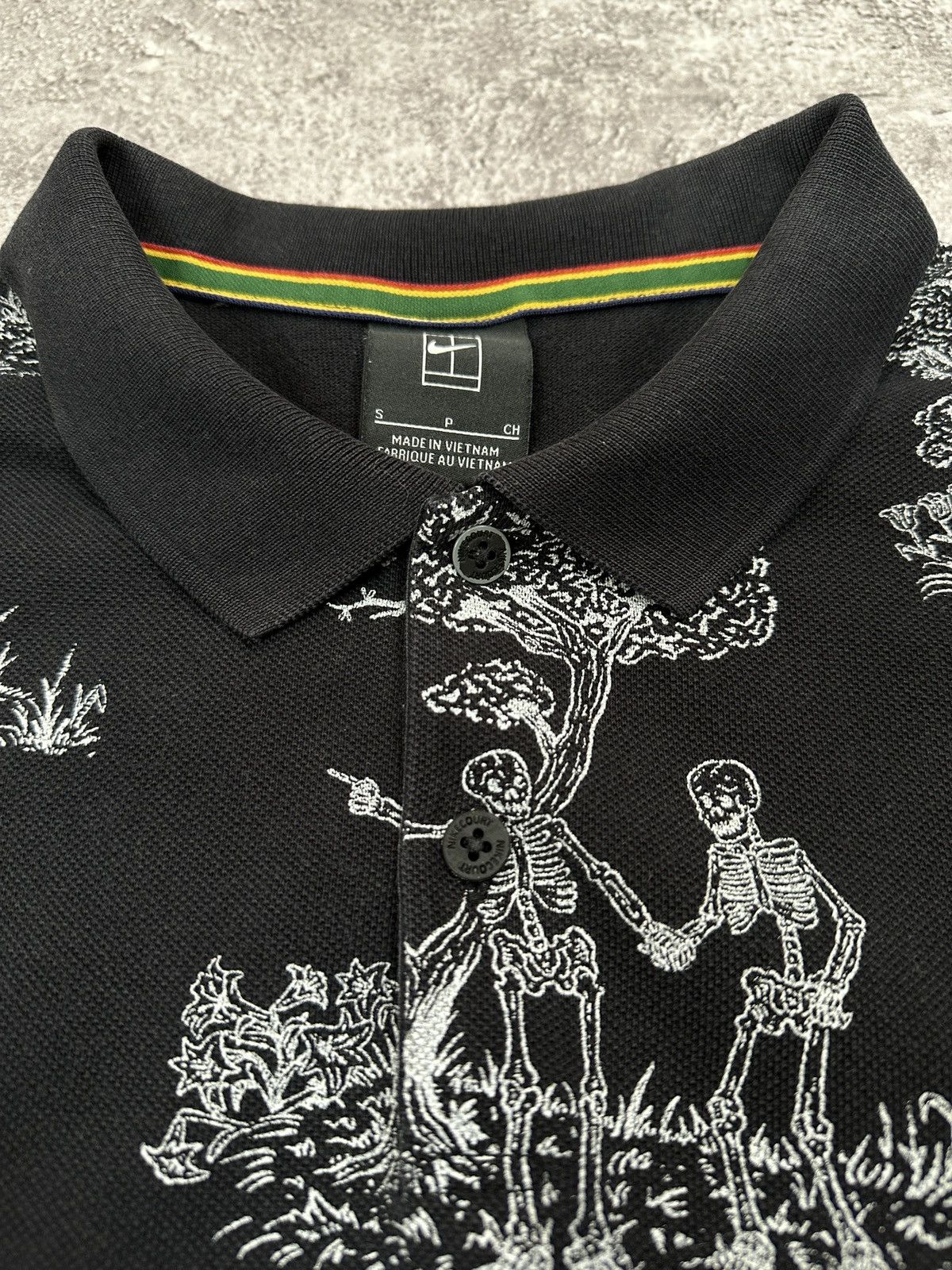 Nike Nike x Andre Agassi Polo T-Shirt Challenge Court Skeleton Size US S / EU 44-46 / 1 - 4 Thumbnail