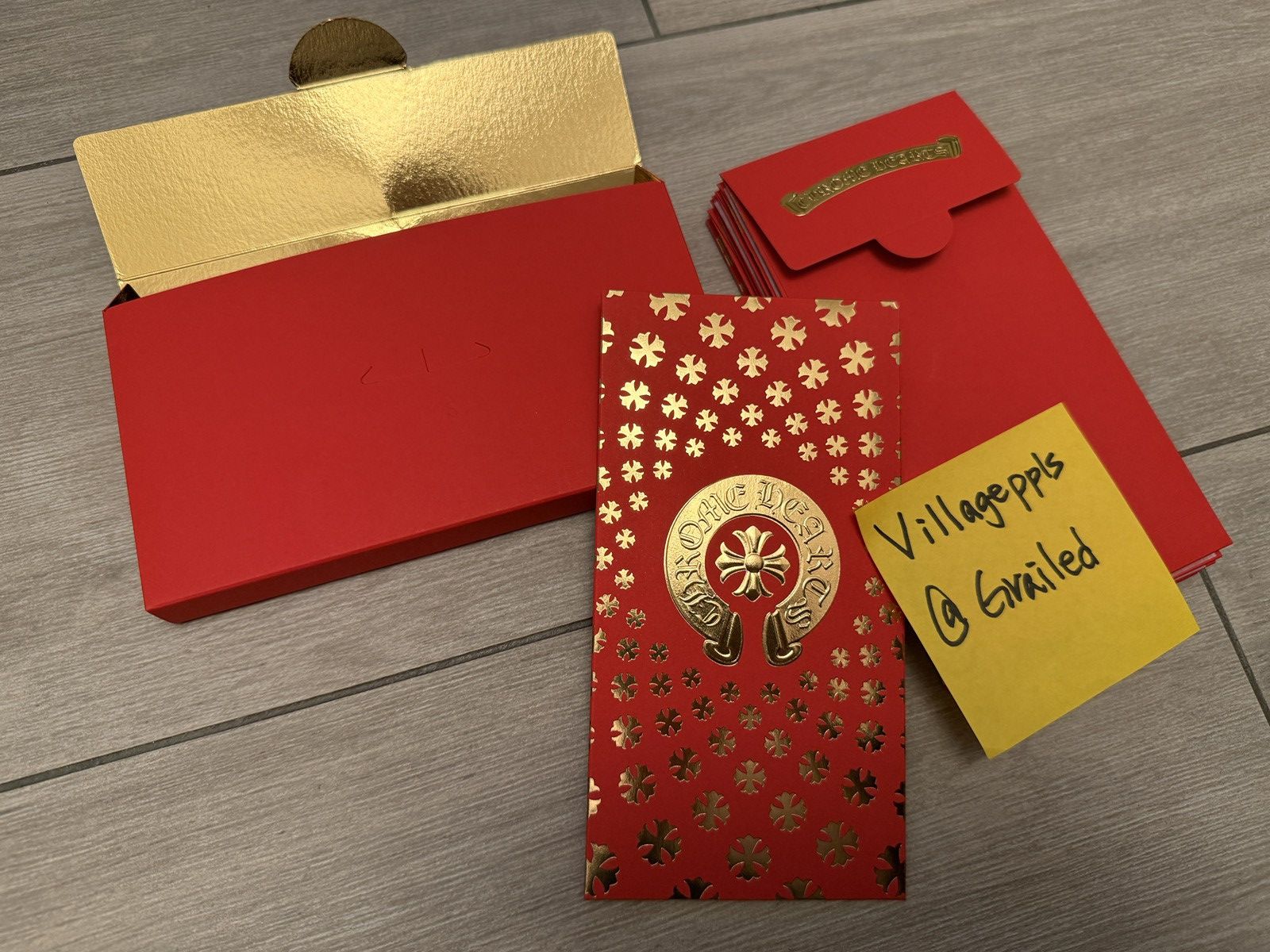 Chrome Hearts Chrome Hearts Chinese New Year Red envelope. Size ONE SIZE - 1 Thumbnail