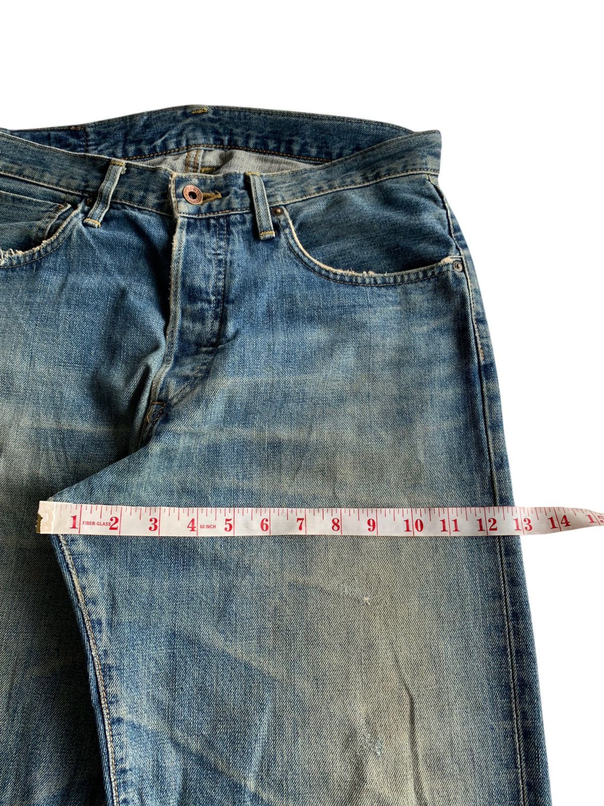 Other VINTAGE EDWIN 505X RUSTY SELVEDGE JAPANESE DISTRESSED DENIM Size US 33 - 18 Thumbnail