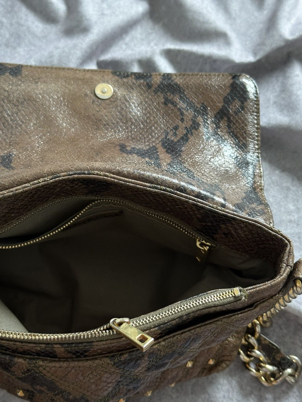 Marc by Marc Jacobs Marc Jacobs Python Leather Shoulder Bag Size ONE SIZE - 6 Thumbnail