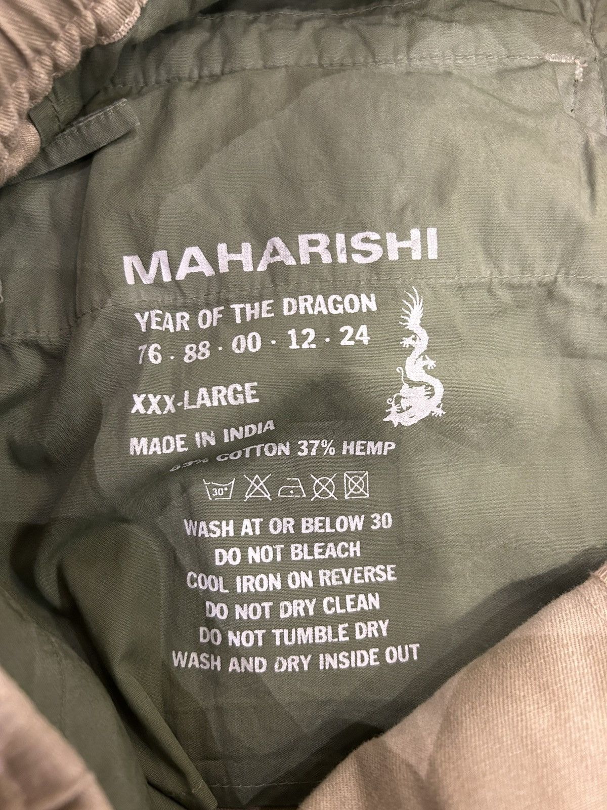 Other Marashi Oversized Khaki Pants Size US 38 / EU 54 - 3 Thumbnail