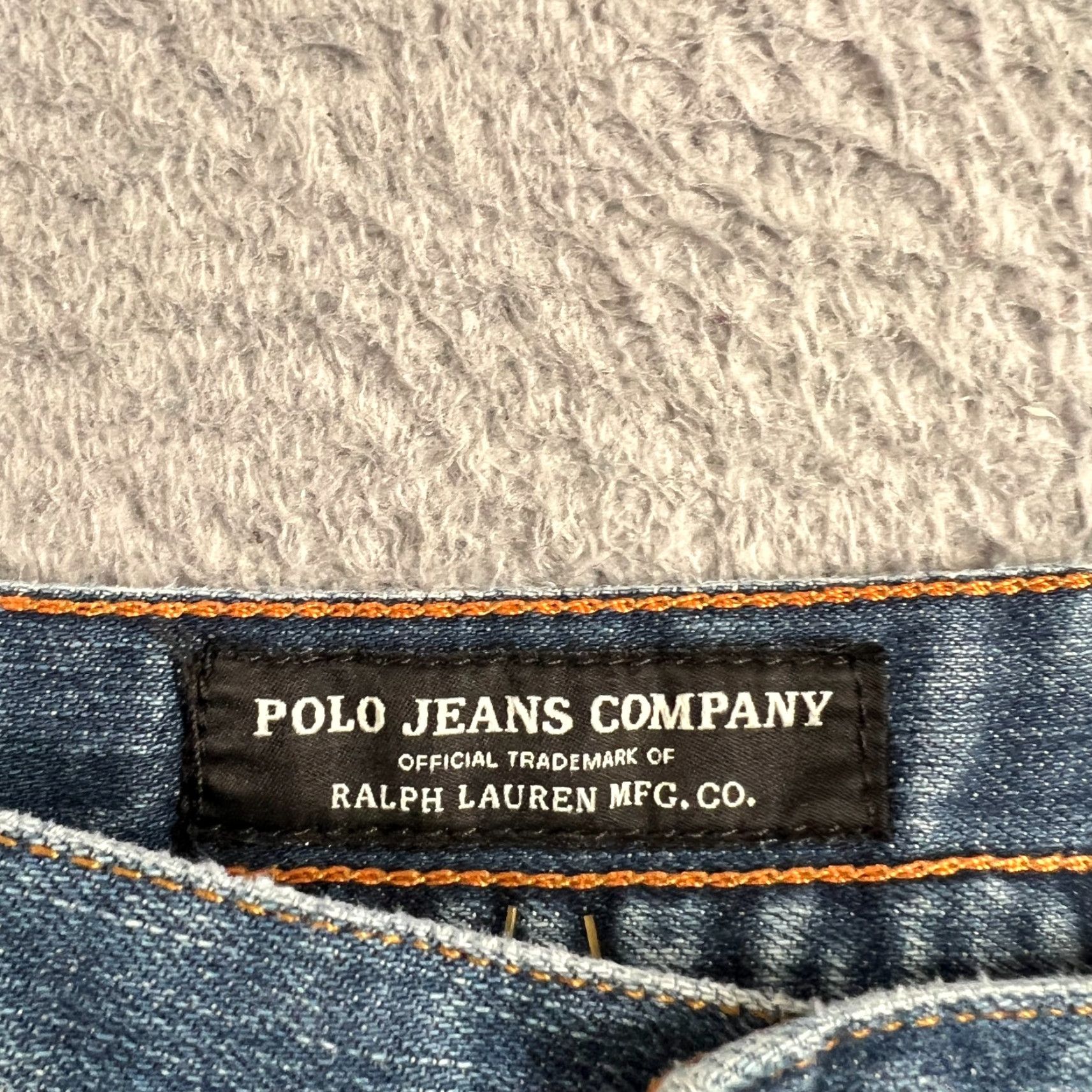 Polo Ralph Lauren VINTAGE Polo Ralph Lauren Jeans Men 36x32 Blue Straight 5 Pocket Cotton Denim 90s Size US M / EU 48-50 / 2 - 6 Thumbnail