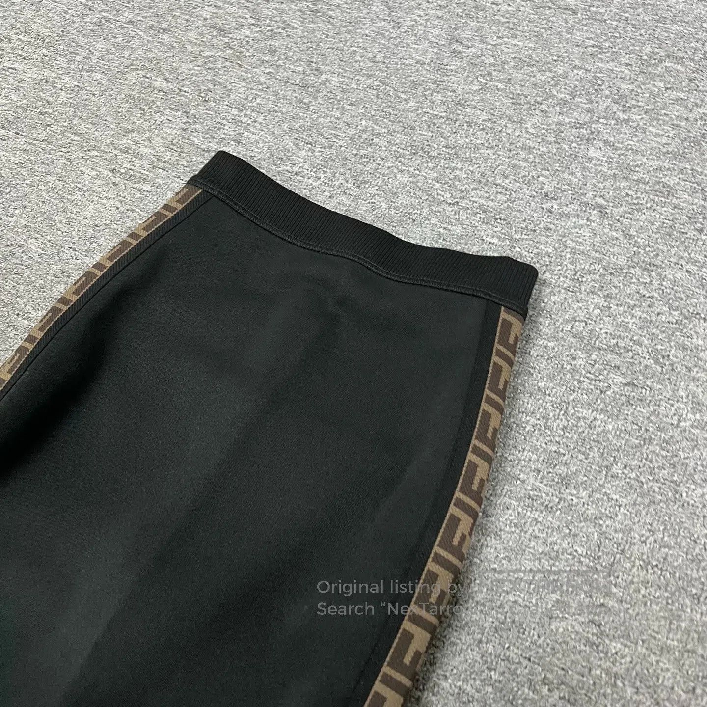 Fendi FENDI SIZE 40 Side old-school logo half-skirt| Size 28" / US 6 / IT 42 - 3 Thumbnail