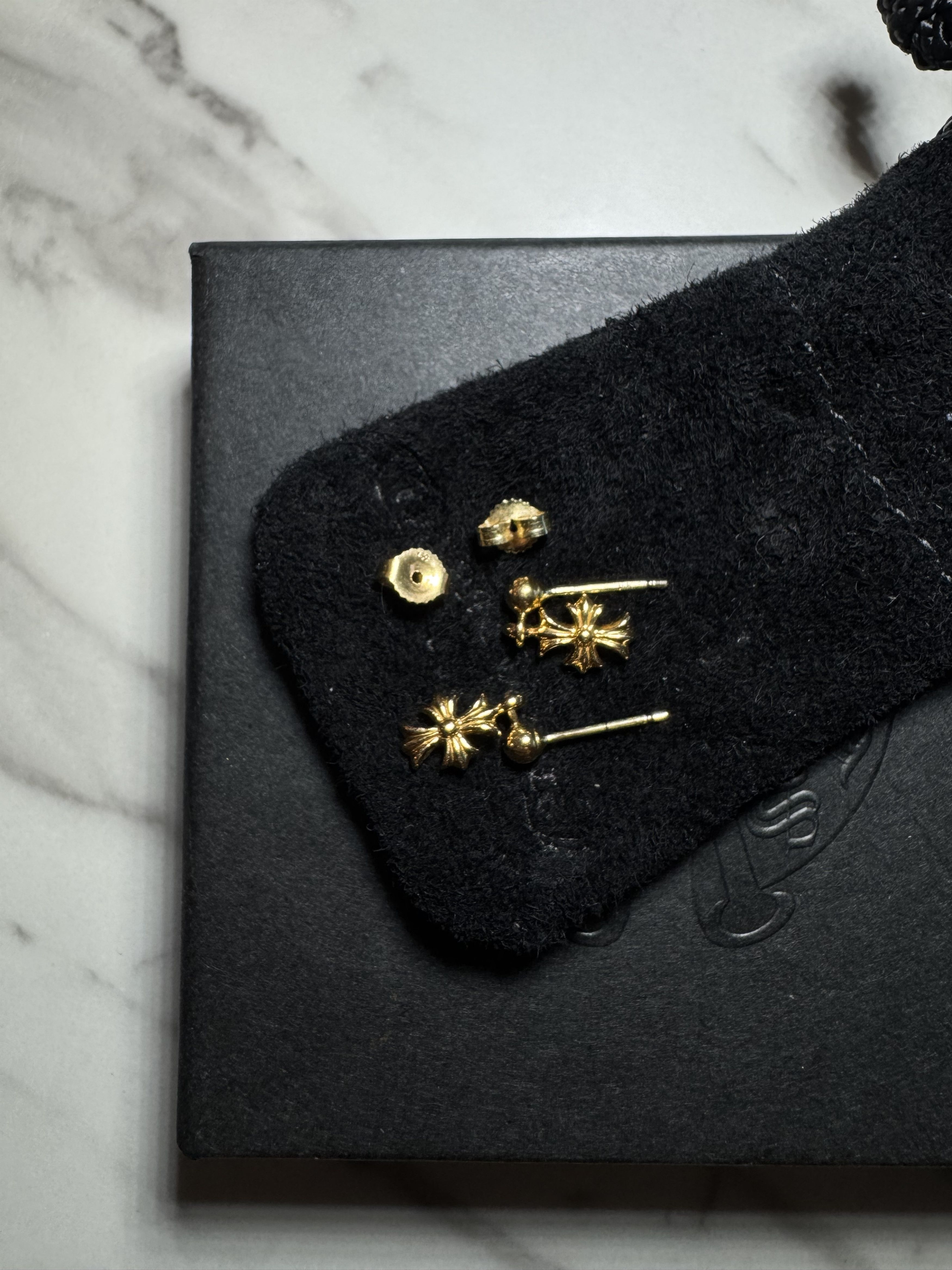 Chrome Hearts CHROME HEARTS TINY E 22K EARRINGS Size ONE SIZE - 7 Thumbnail