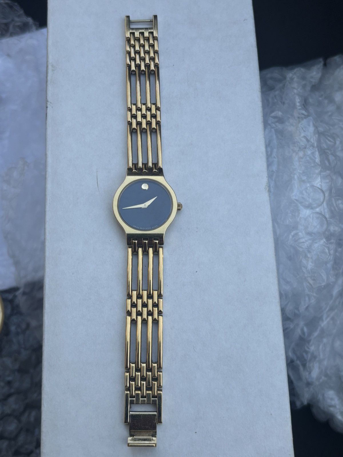 Movado Movado Esperanza 88 A1 1821 Gold Tone Women’s Watch! Size ONE SIZE - 8 Thumbnail