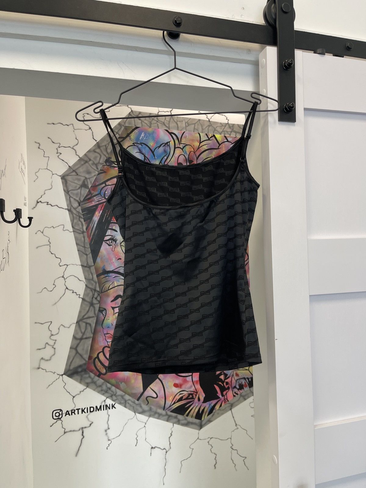 ブラジャー BALENCIAGA Women Tops 793282 4E2B9 1081 BLACK REFLECTIVE Balenciaga BALENCIAGA Women Tops 793282 4E2B9 1081 Black