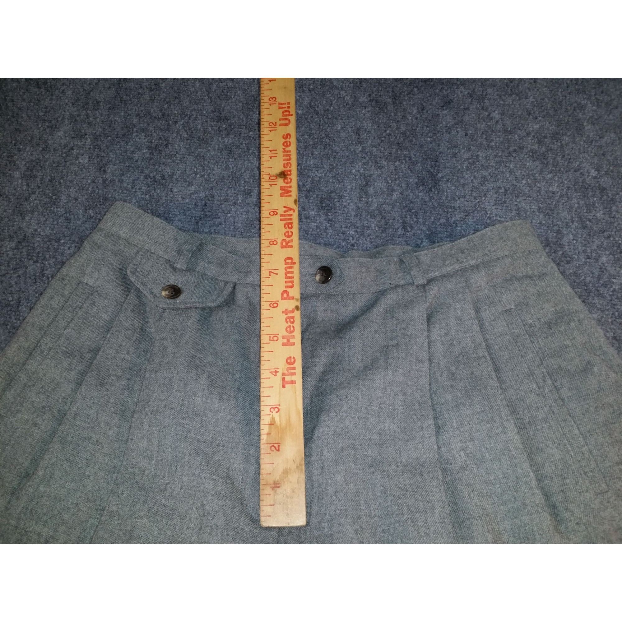 Lauren Ralph Lauren Lauren Ralph Lauren Wool Pants Women Sz 12 Gray Pleated Work Size 34" / US 12 / IT 48 - 7 Thumbnail