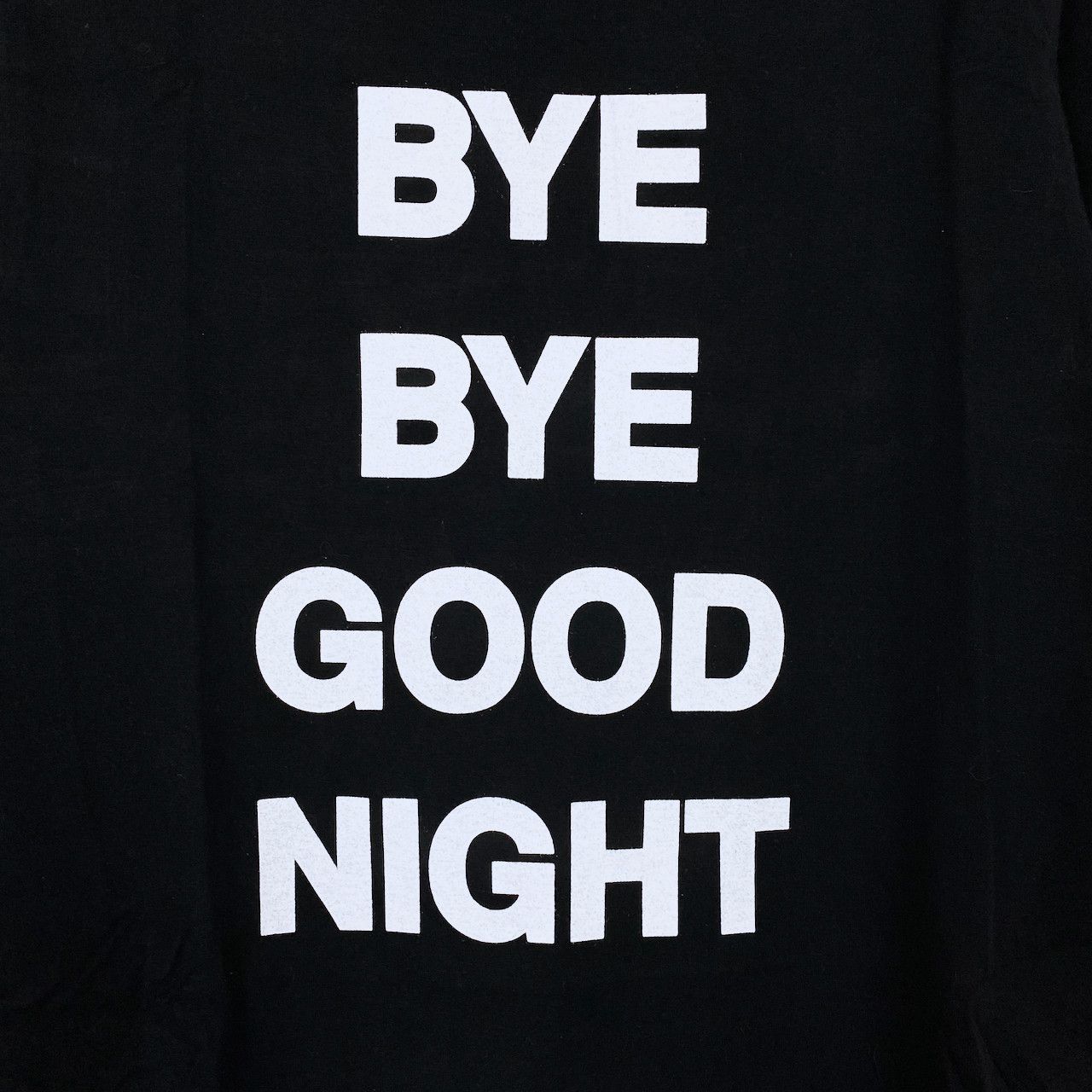 Number (N)ine 2009AW "A CLOSED FEELING" BYE BYE GOOD NIGHT TEE Size US M / EU 48-50 / 2 - 4 Thumbnail