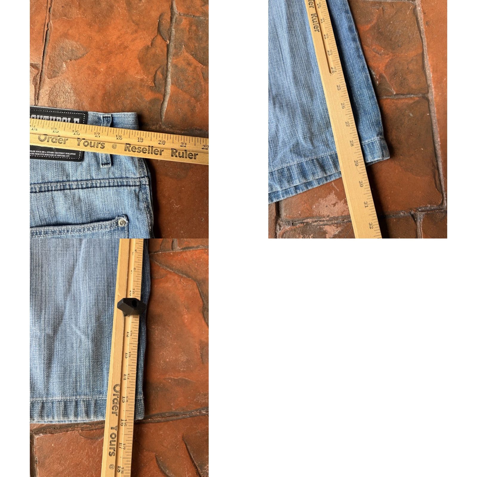Southpole VINTAGE Southpole Baggy Bermuda Shorts Men 42 Denim Blue 90s Hip Hop Casual Mens Size US 42 / EU 58 - 9 Thumbnail